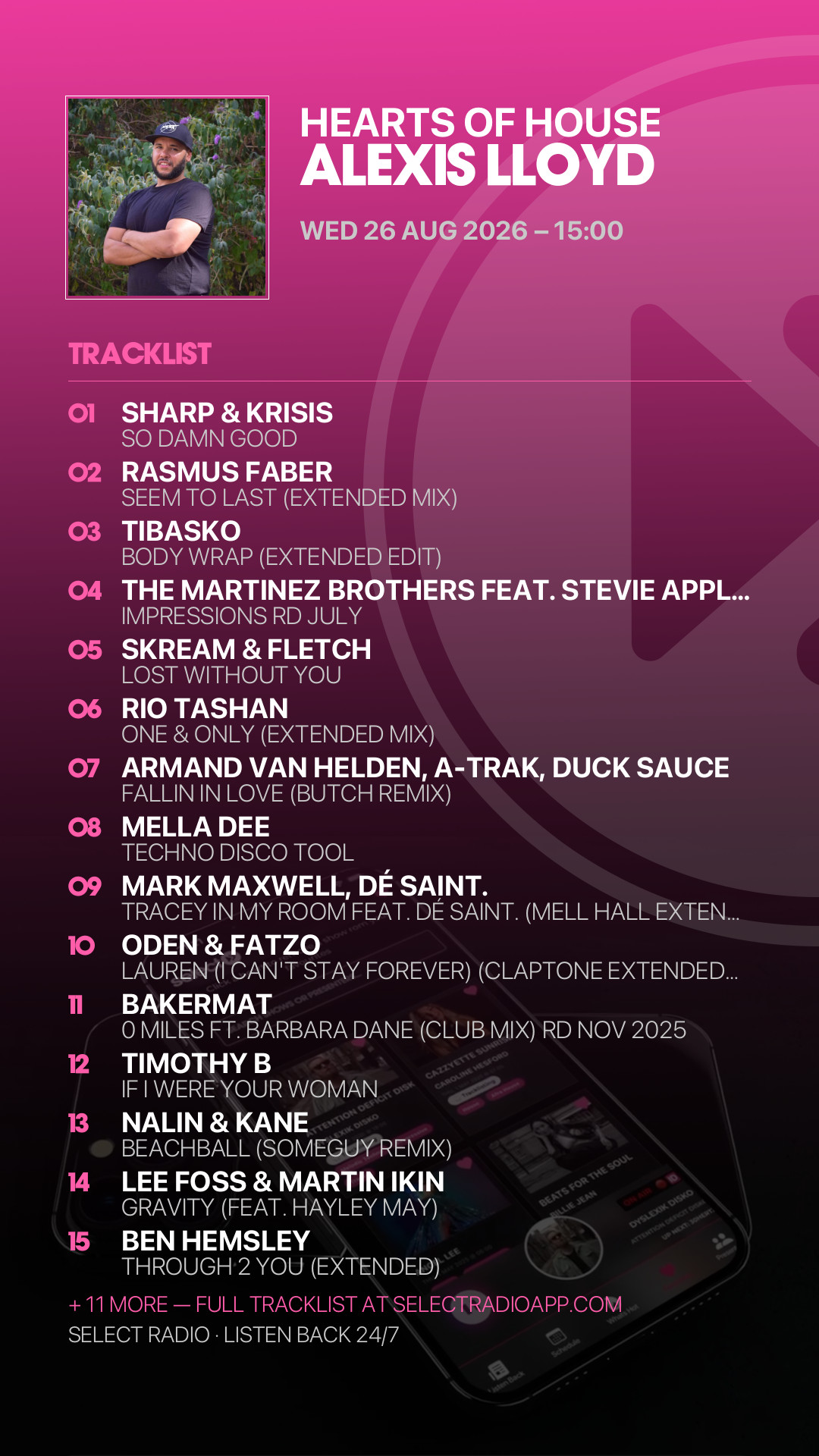 Tracklist Story Preview