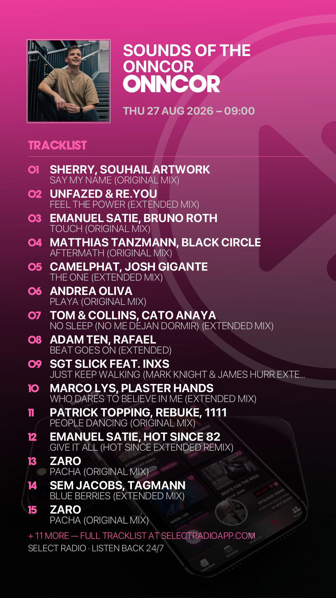 Tracklist Story Preview