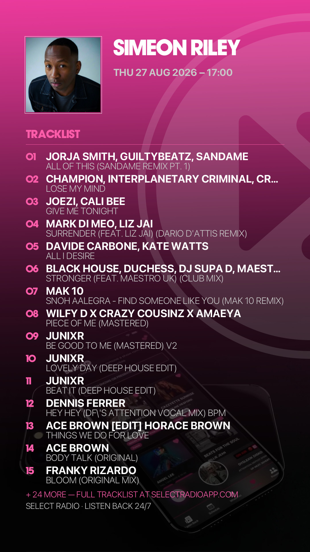 Tracklist Story Preview