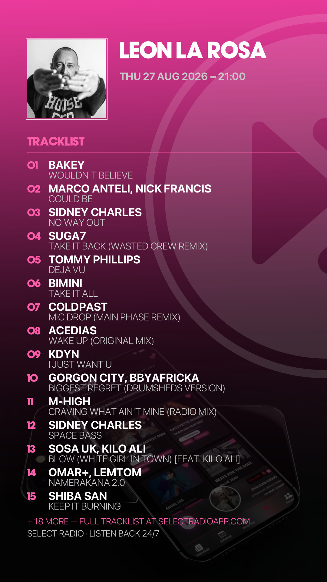 Tracklist Story Preview