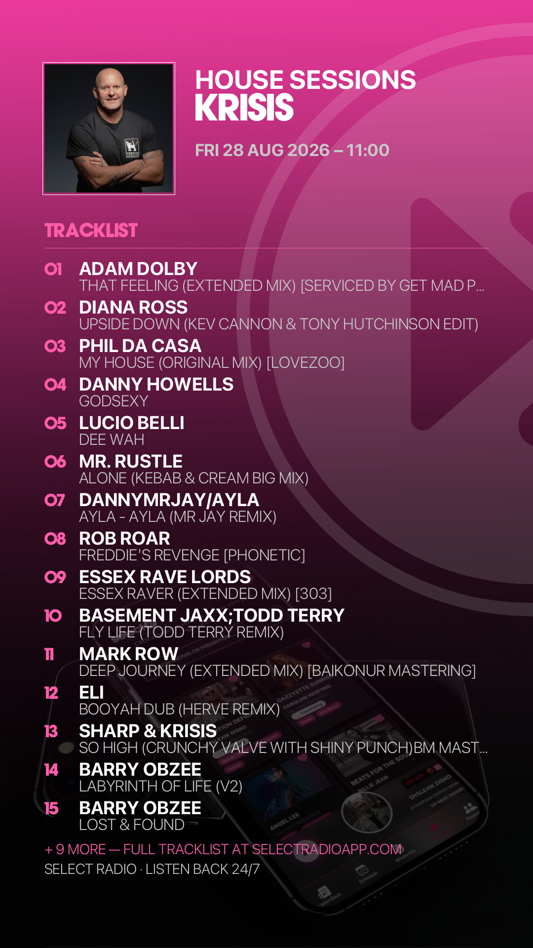Tracklist Story Preview