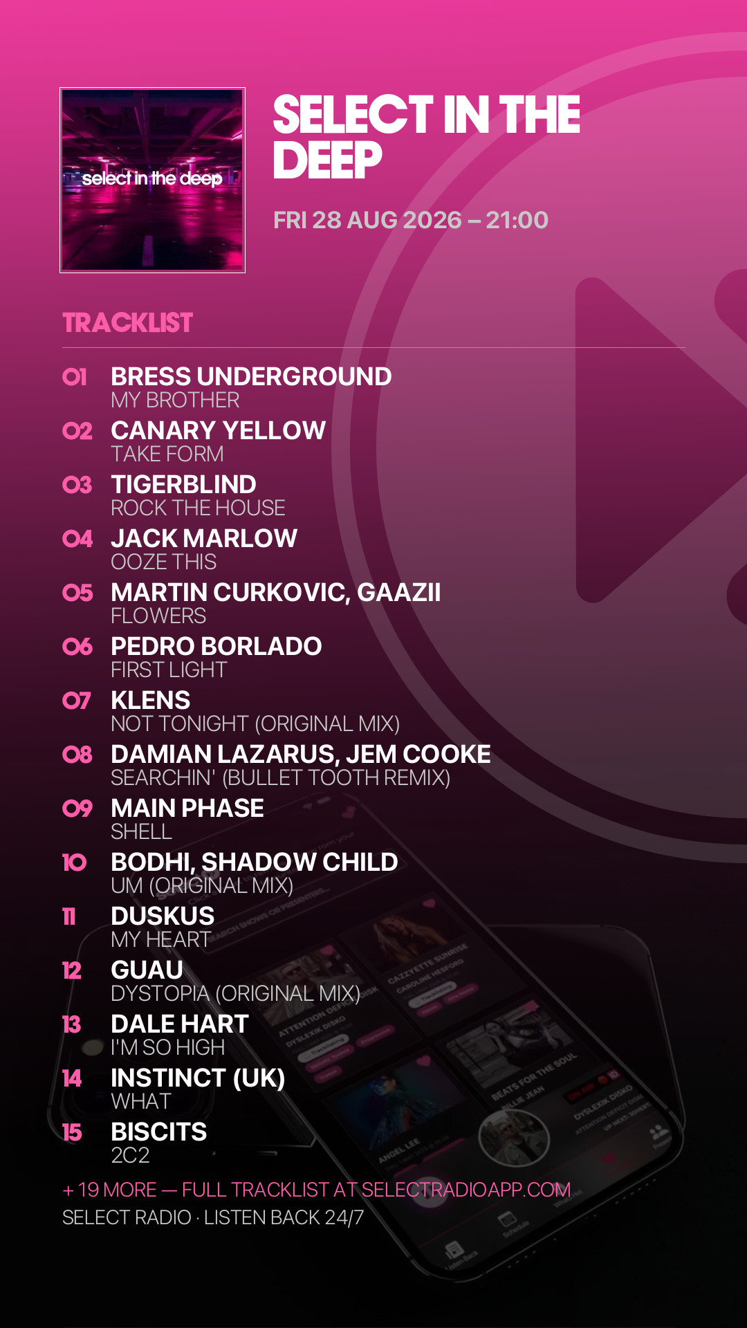 Tracklist Story Preview