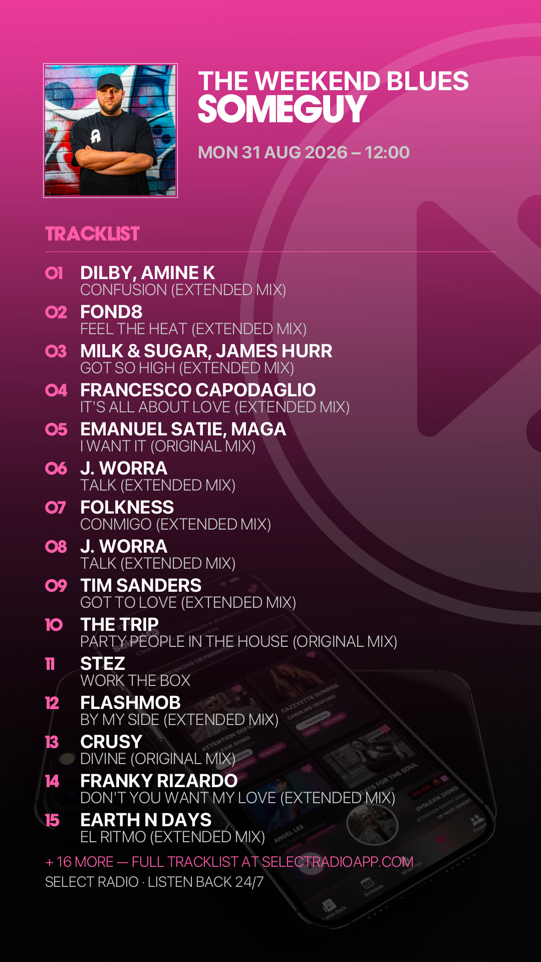 Tracklist Story Preview