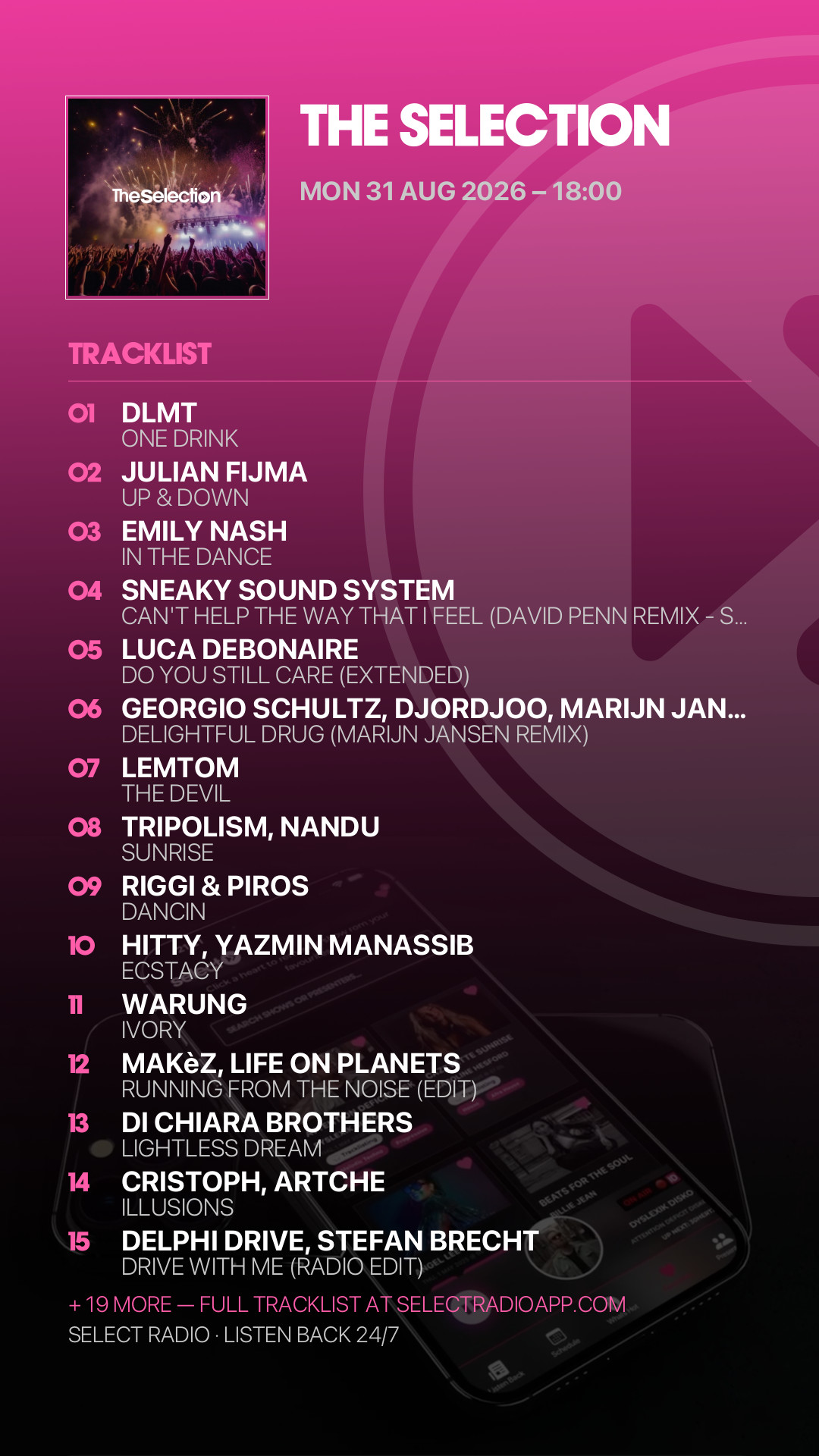 Tracklist Story Preview