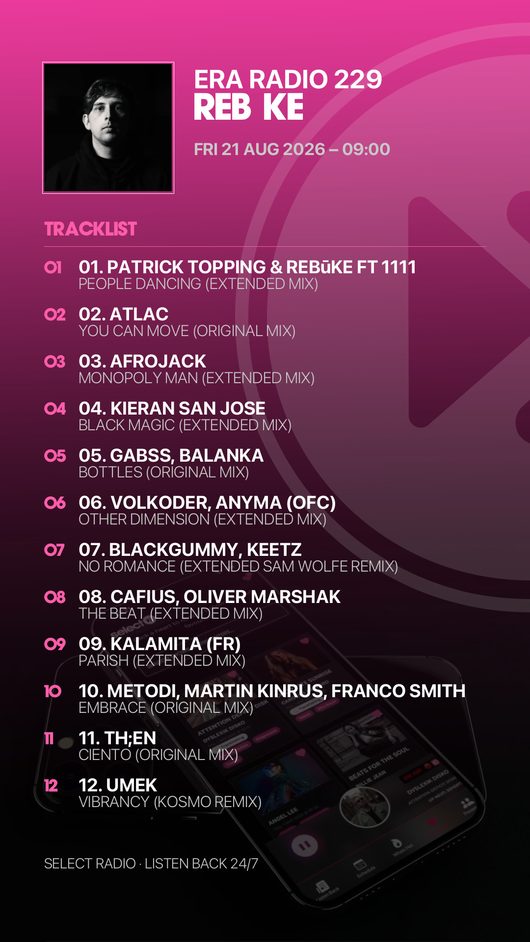 Tracklist Story Preview