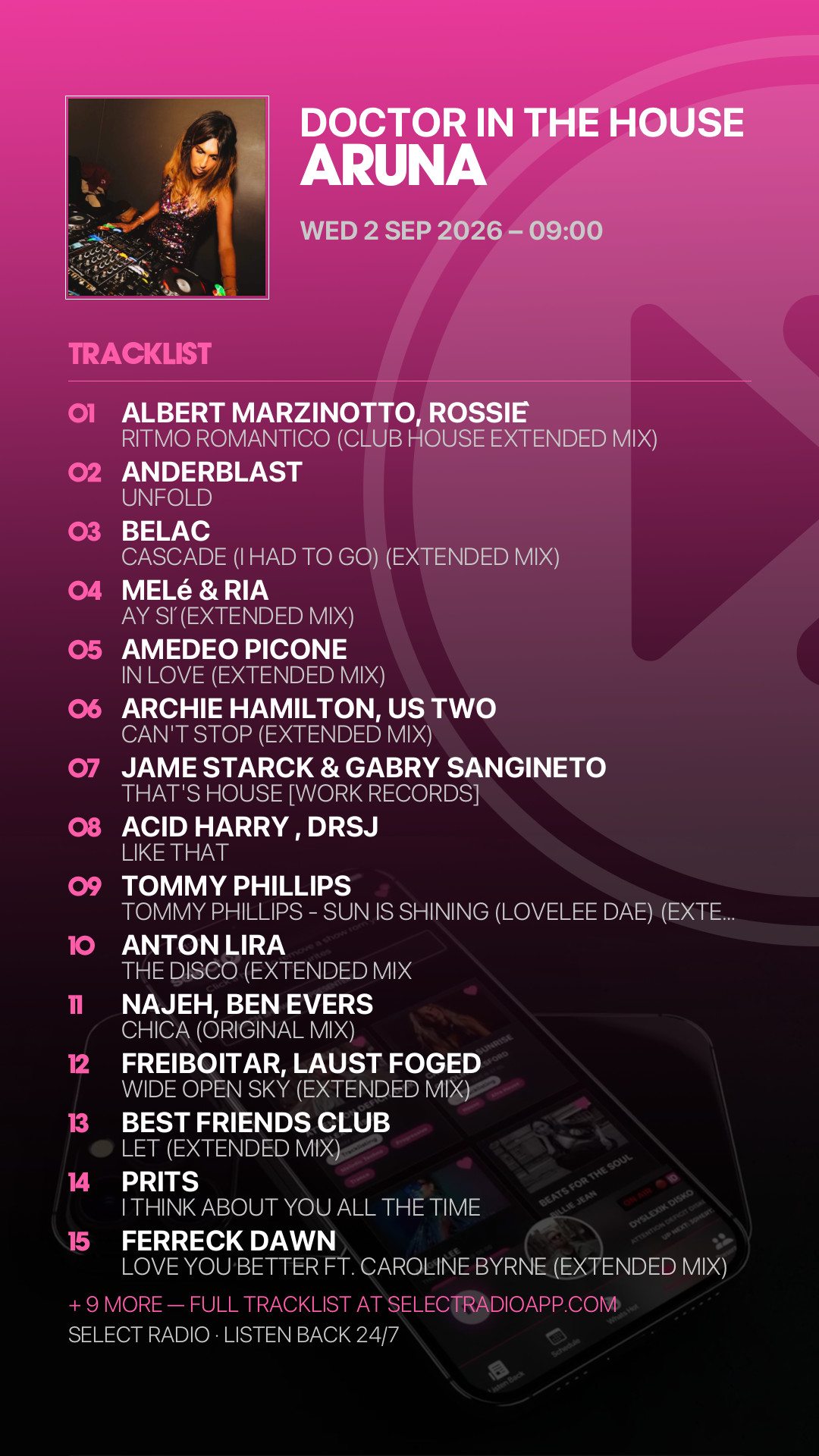 Tracklist Story Preview