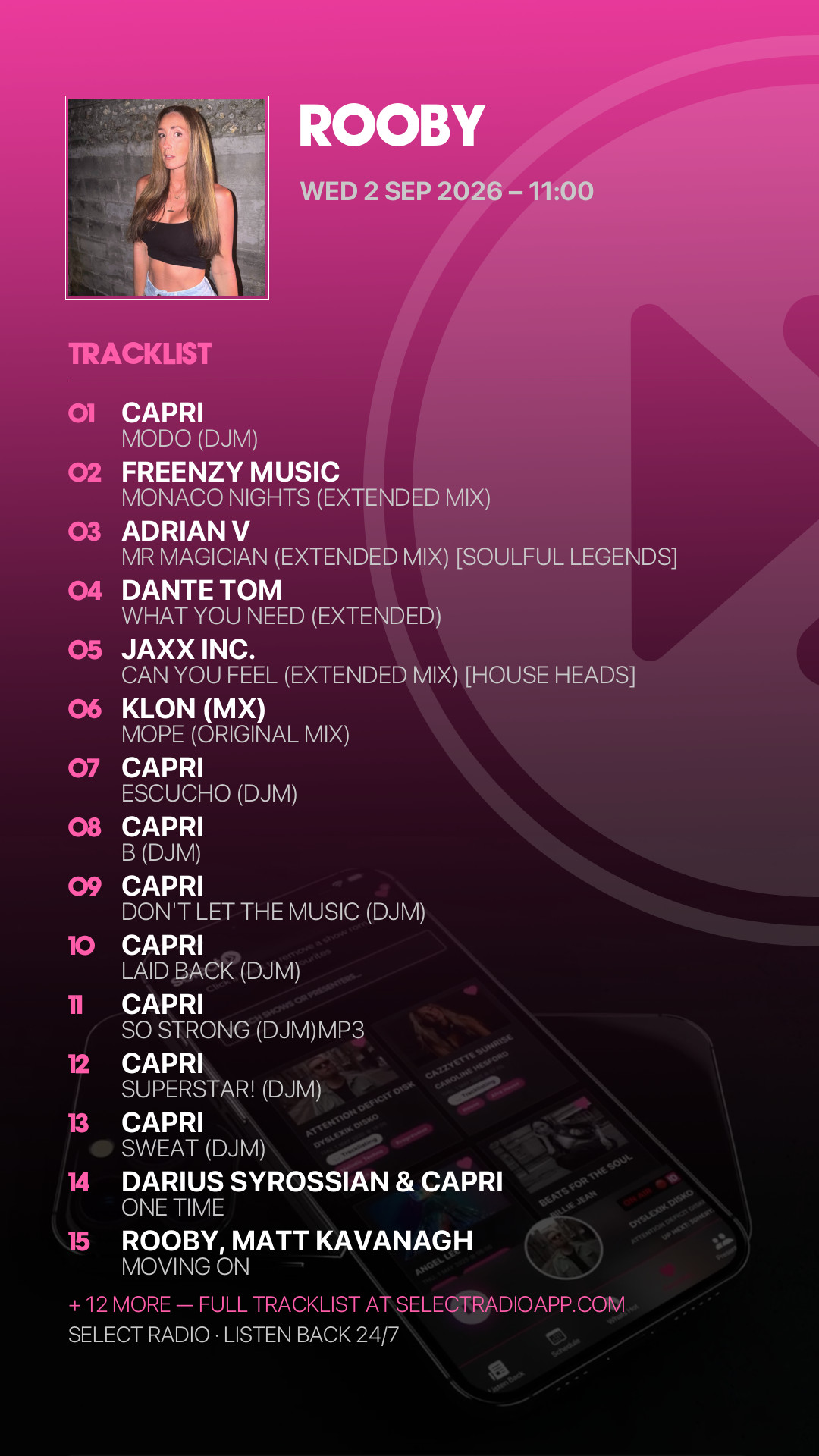 Tracklist Story Preview