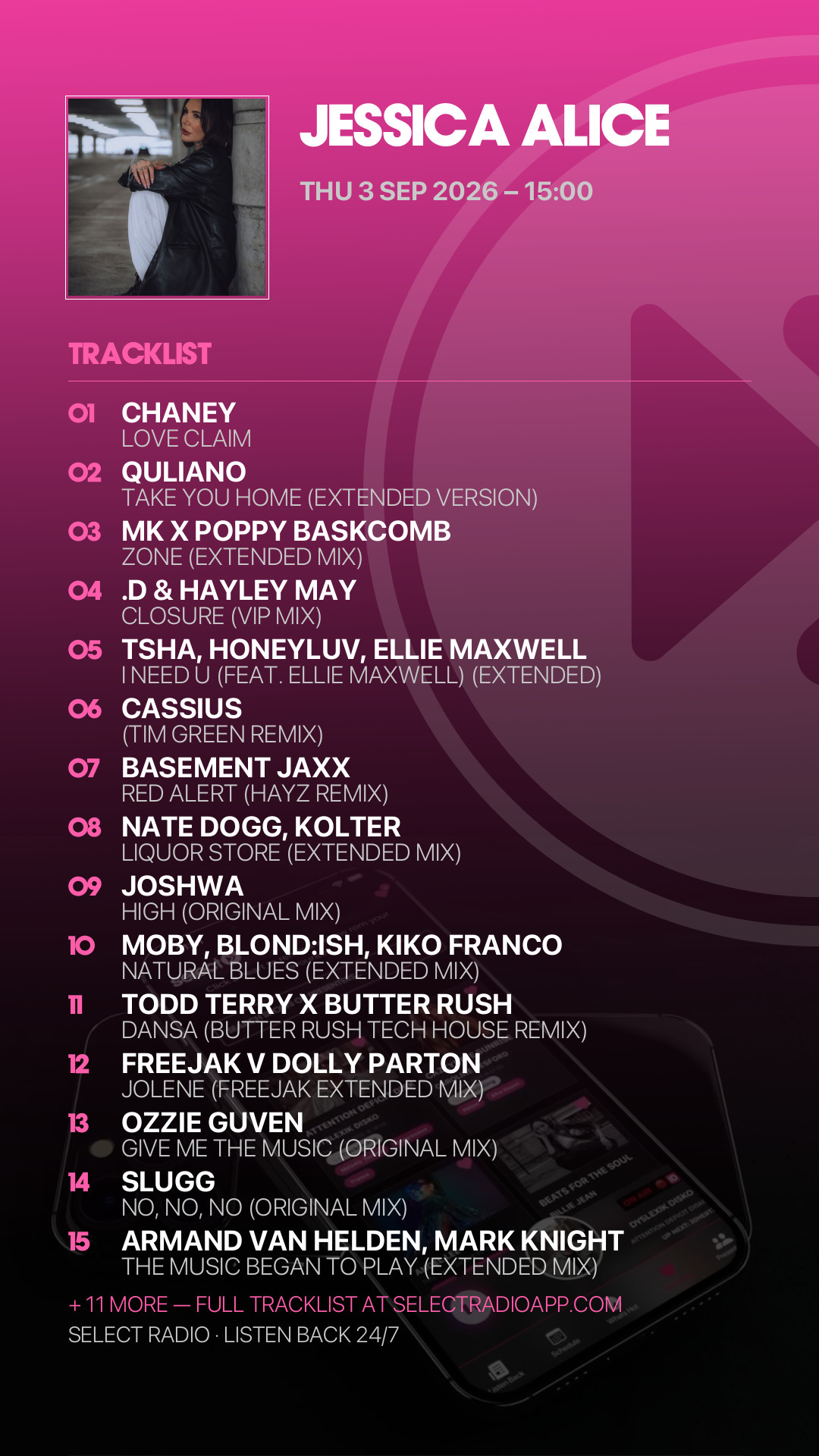Tracklist Story Preview