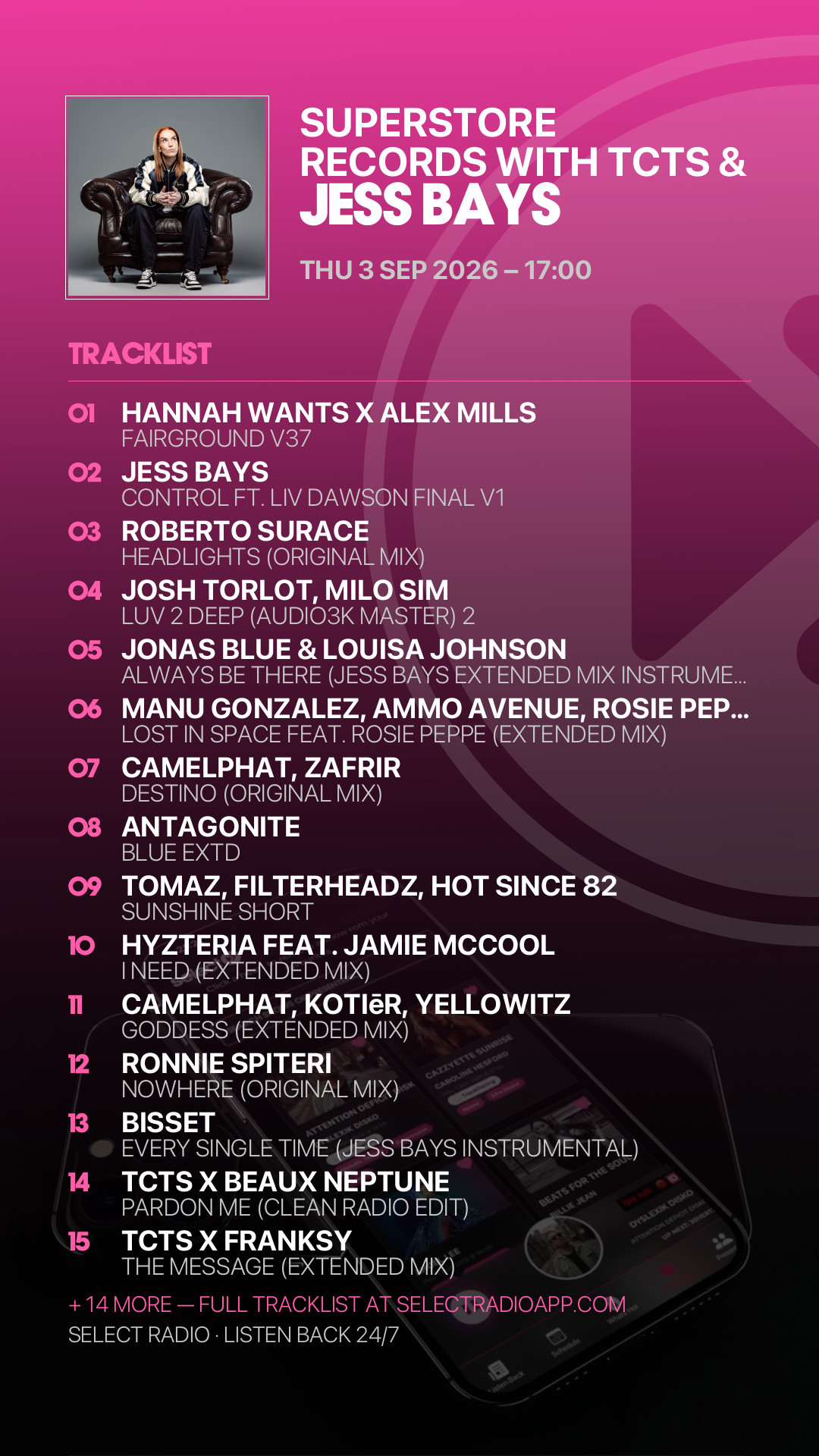 Tracklist Story Preview