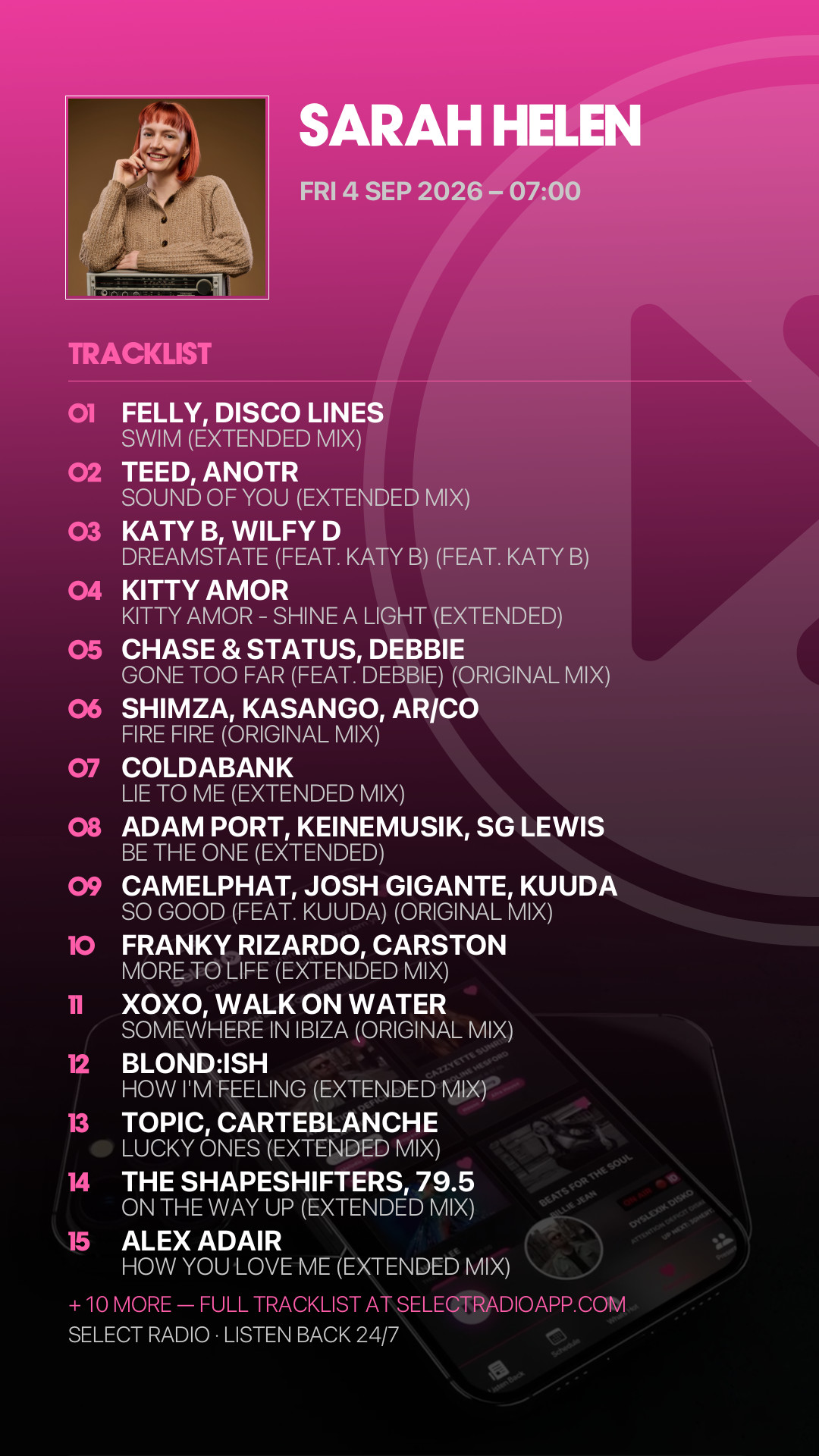 Tracklist Story Preview