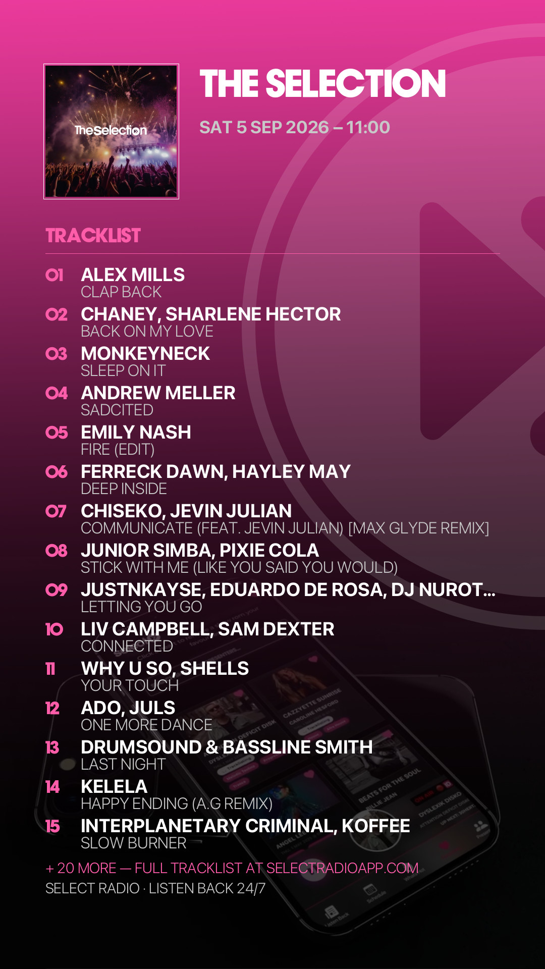 Tracklist Story Preview