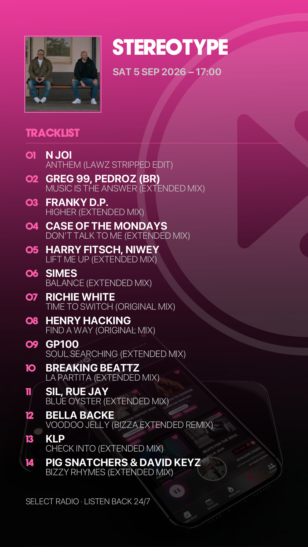 Tracklist Story Preview
