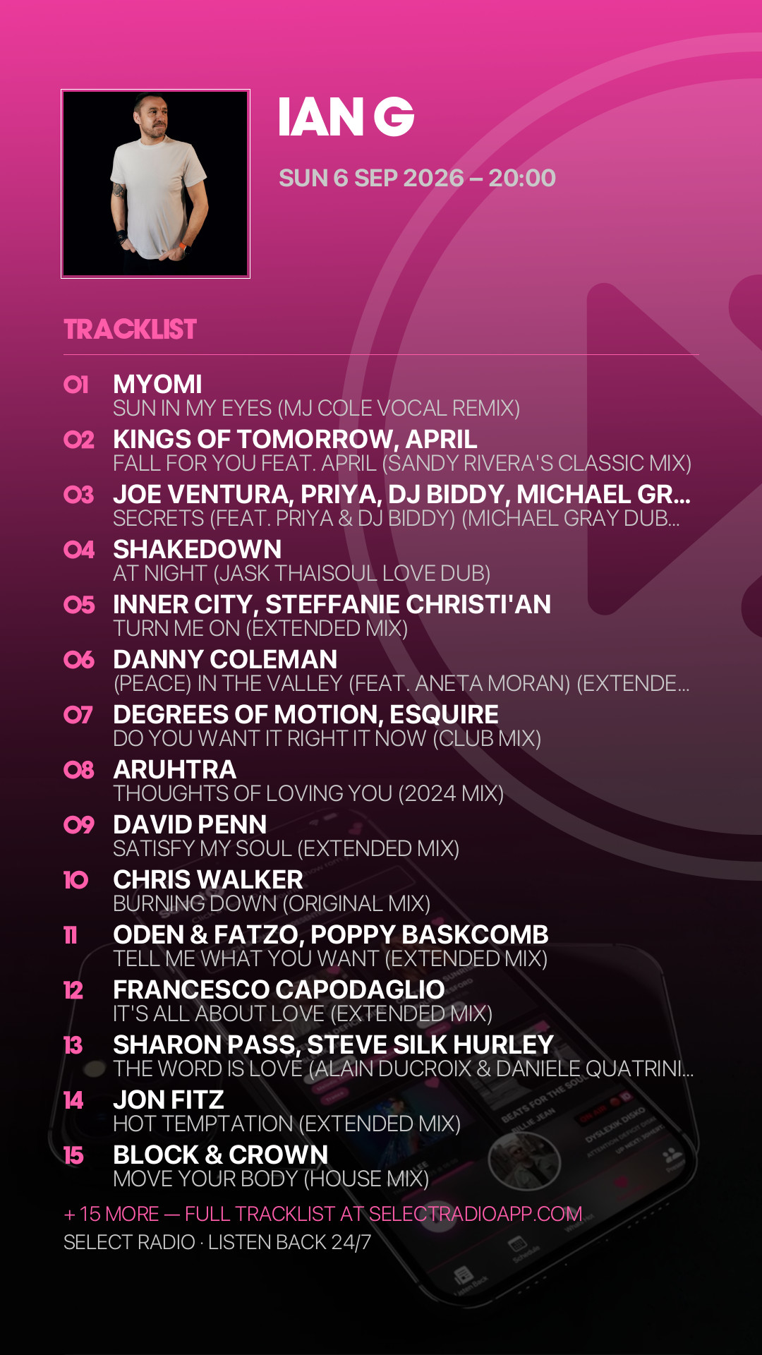Tracklist Story Preview