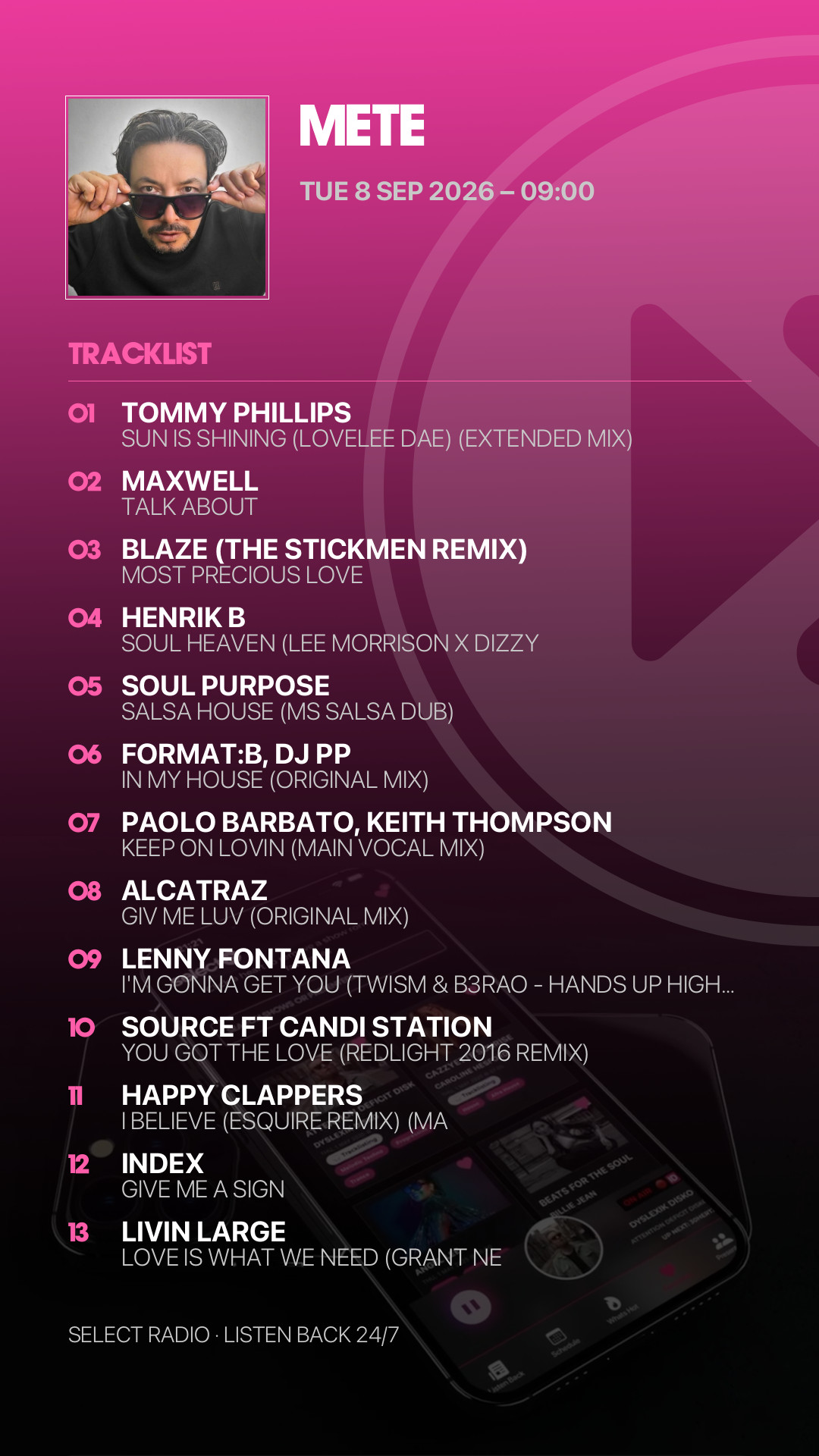 Tracklist Story Preview