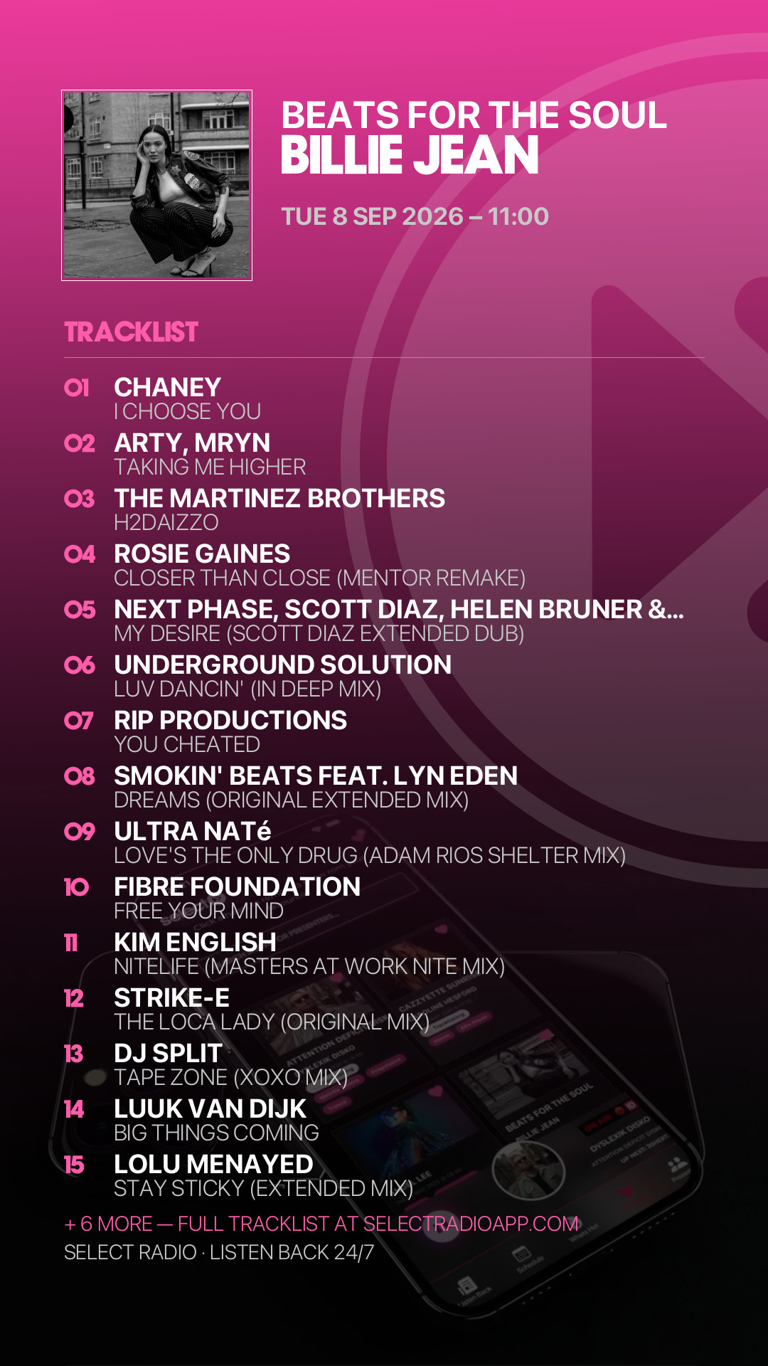 Tracklist Story Preview