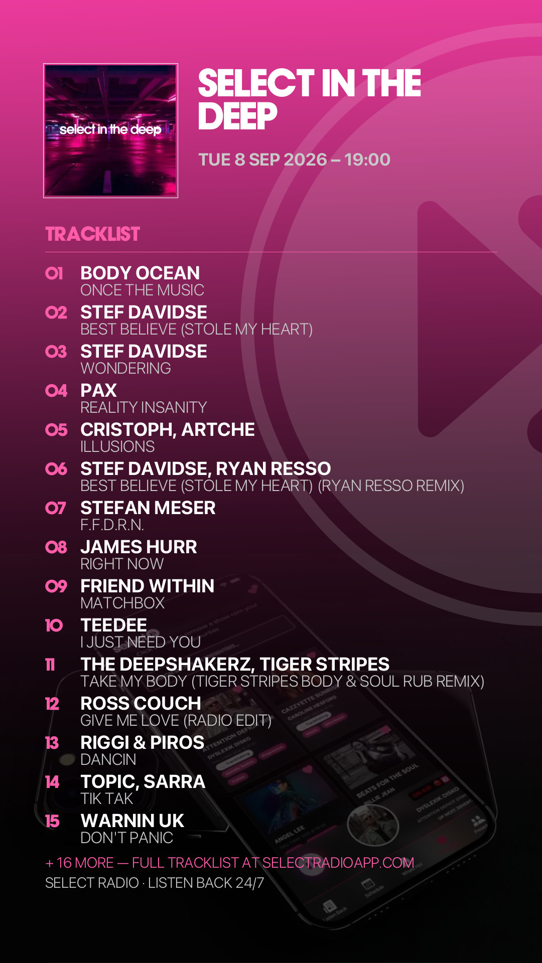 Tracklist Story Preview