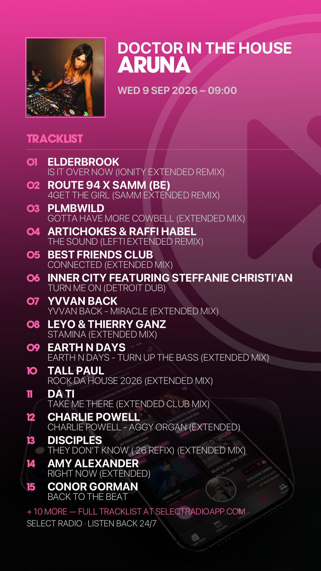 Tracklist Story Preview