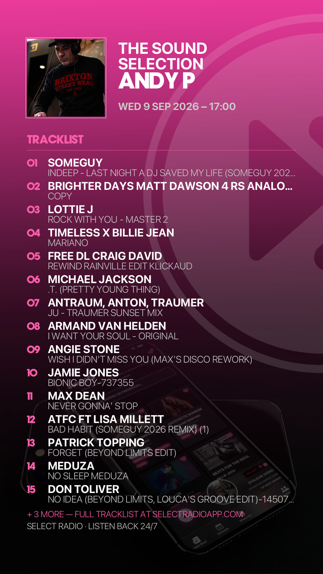 Tracklist Story Preview