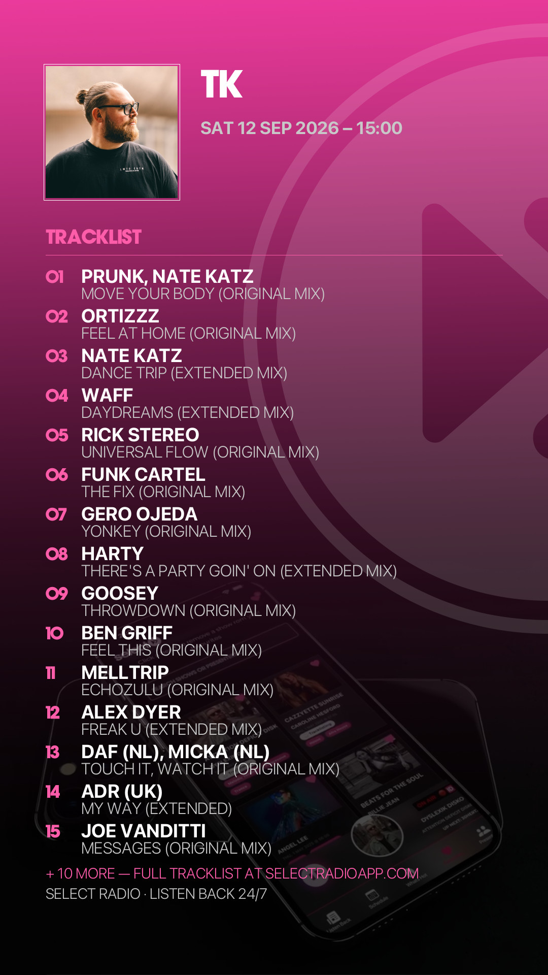 Tracklist Story Preview