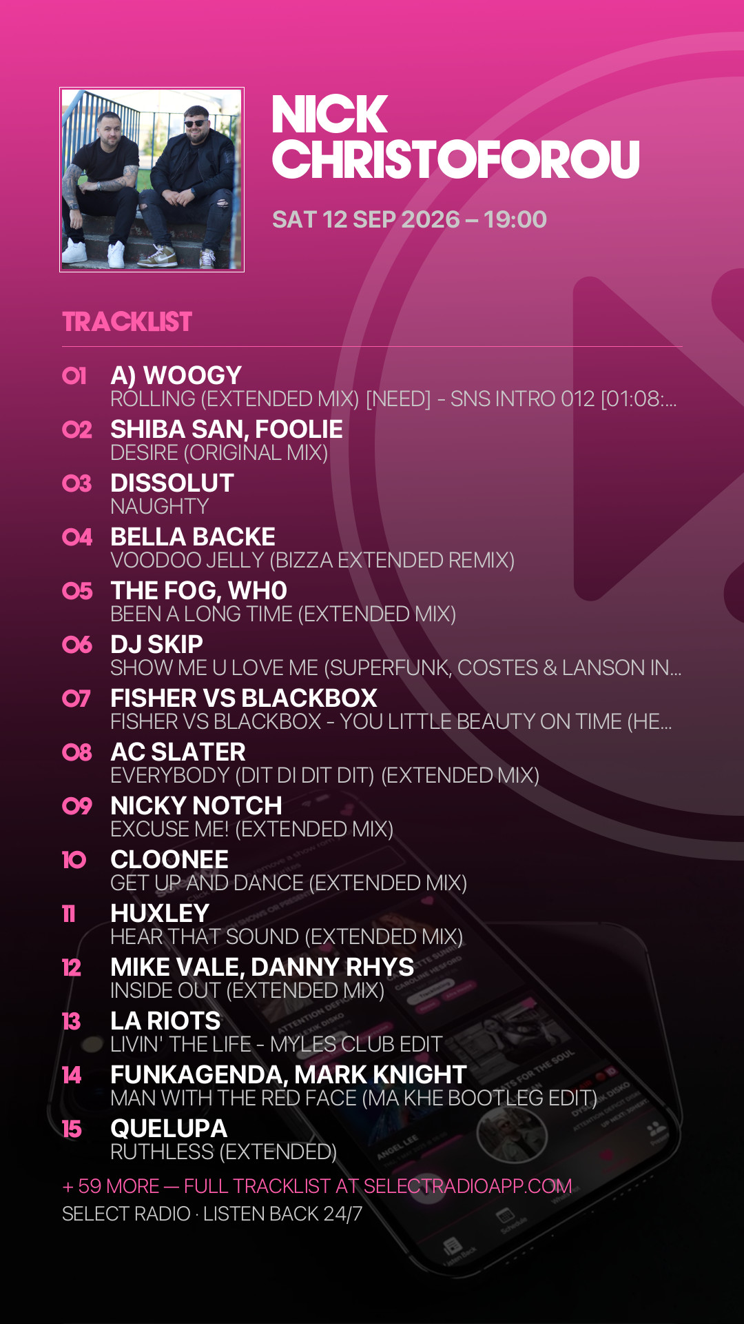 Tracklist Story Preview