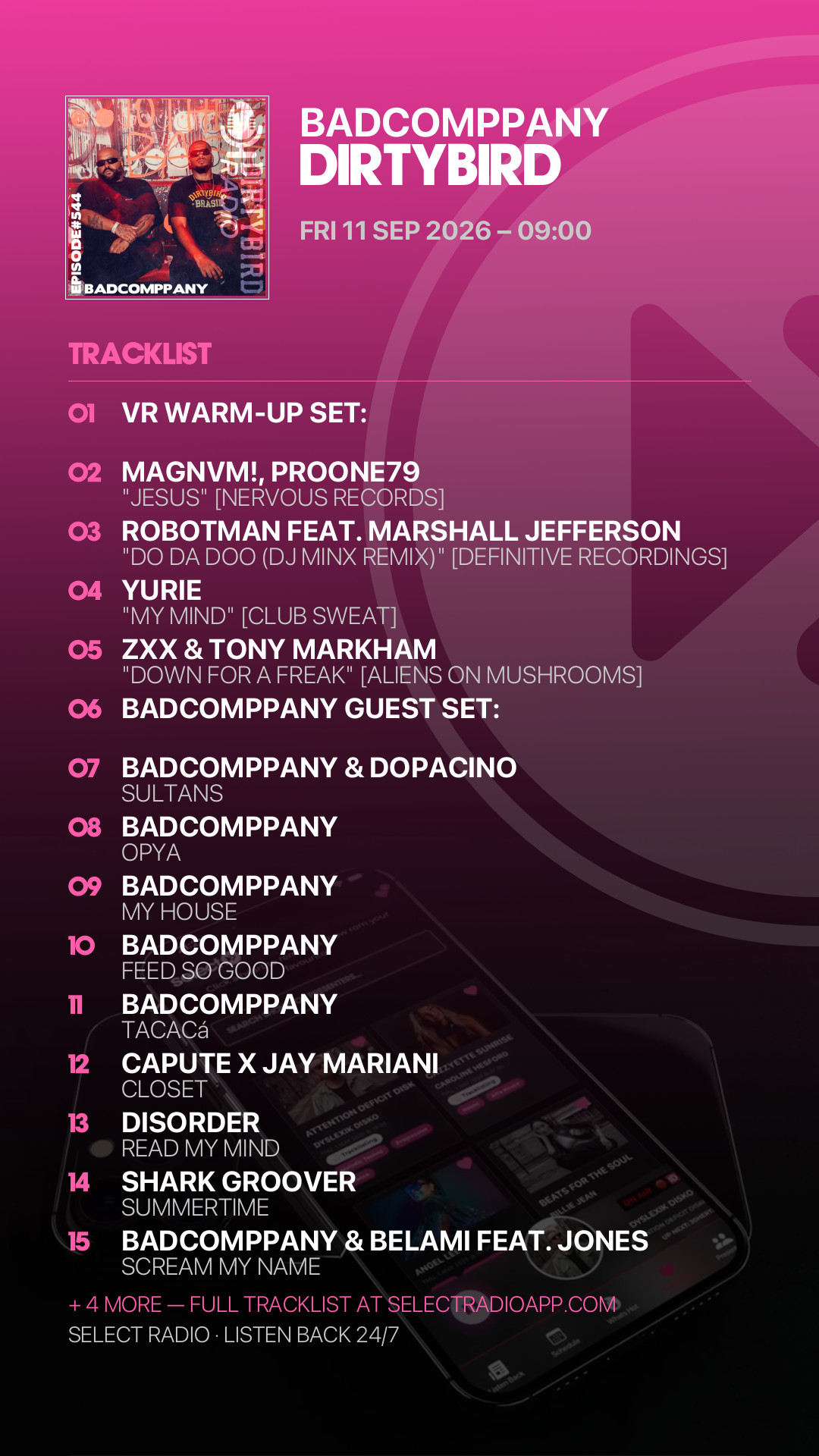 Tracklist Story Preview