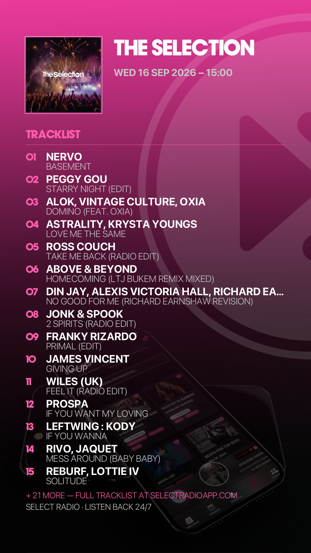 Tracklist Story Preview