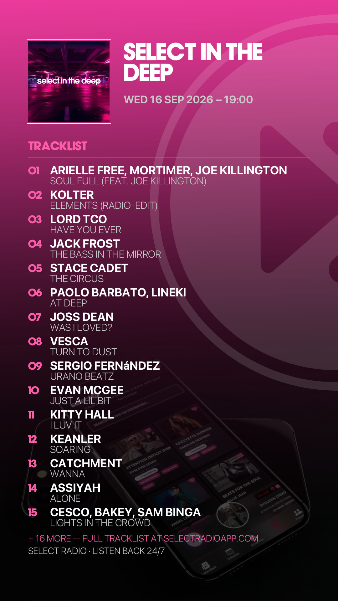 Tracklist Story Preview