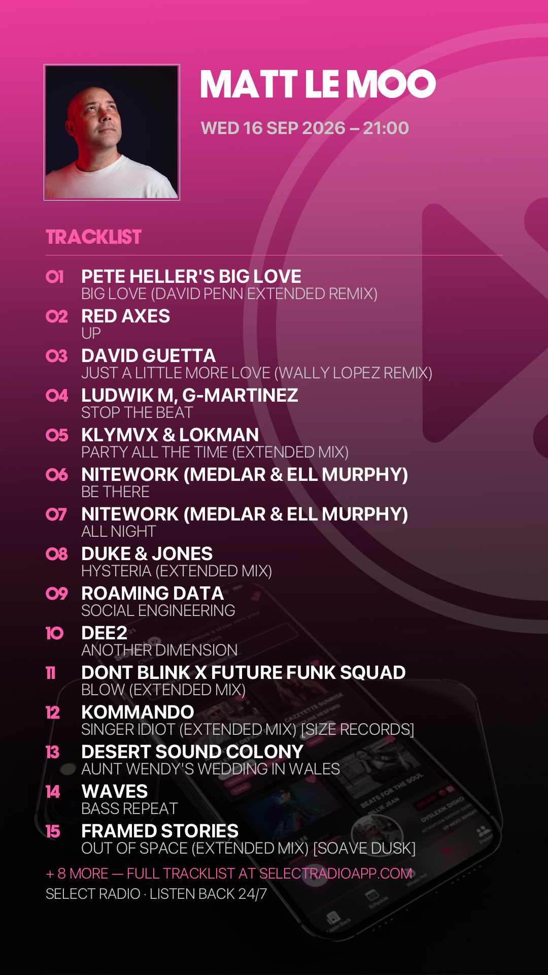 Tracklist Story Preview