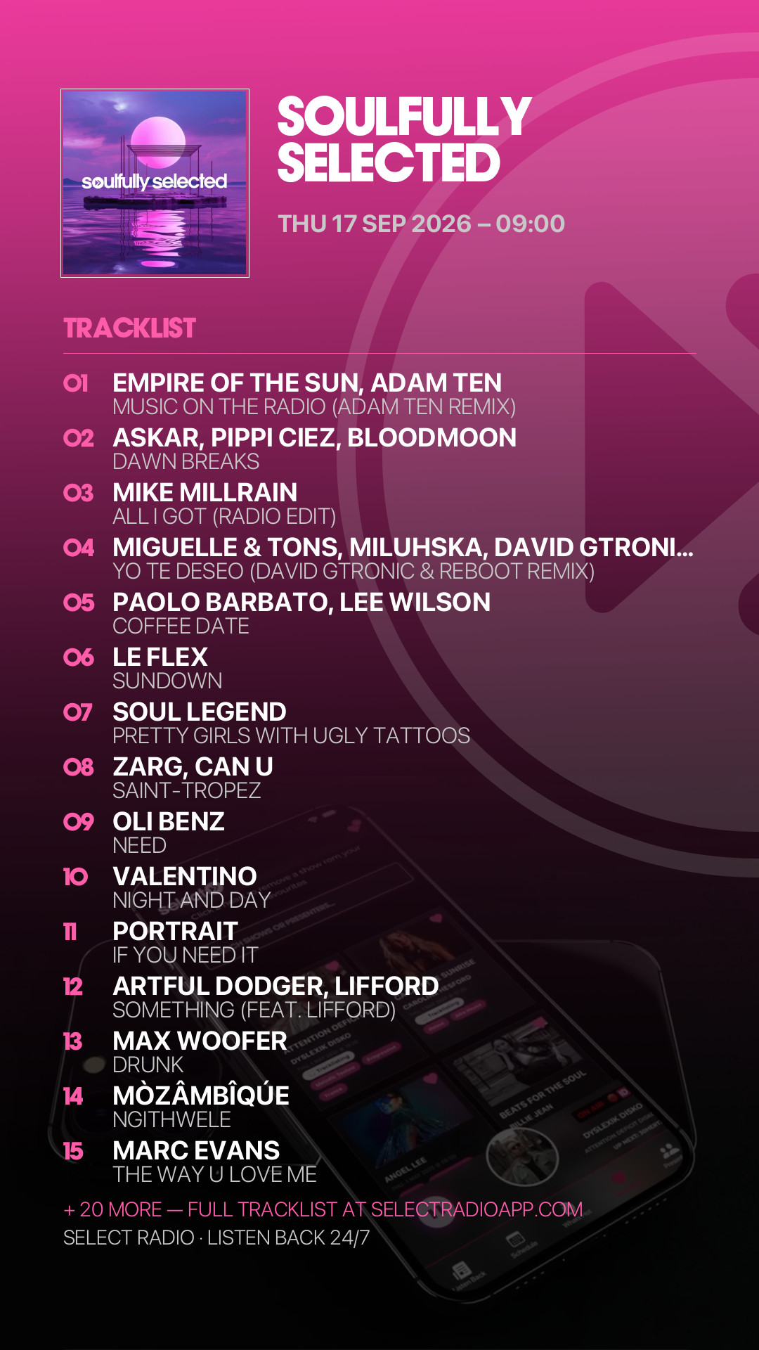 Tracklist Story Preview