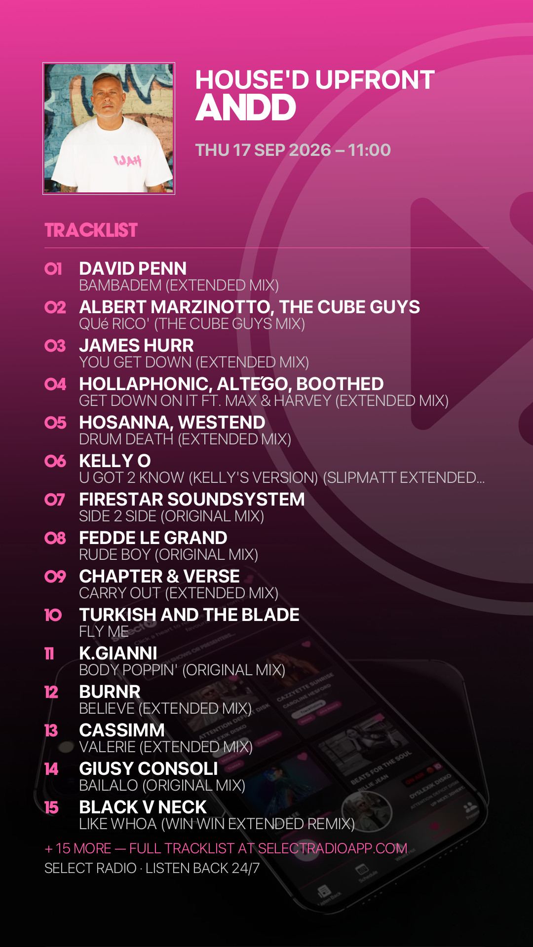 Tracklist Story Preview