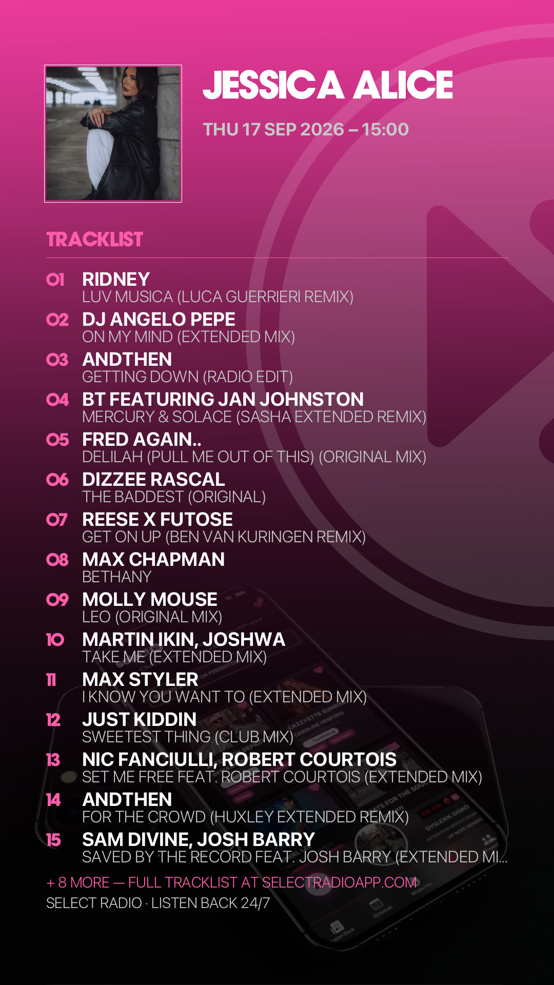 Tracklist Story Preview