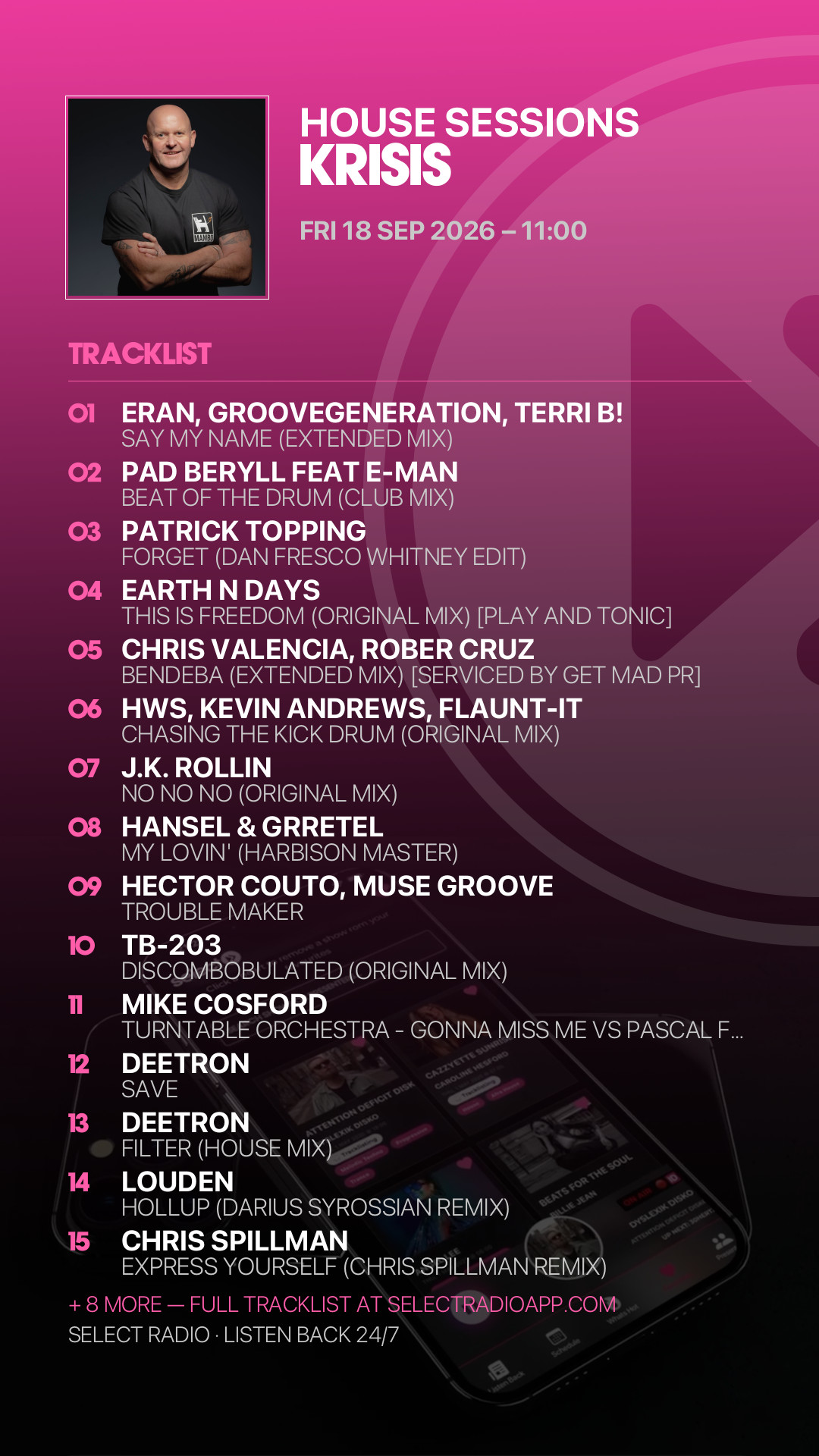 Tracklist Story Preview