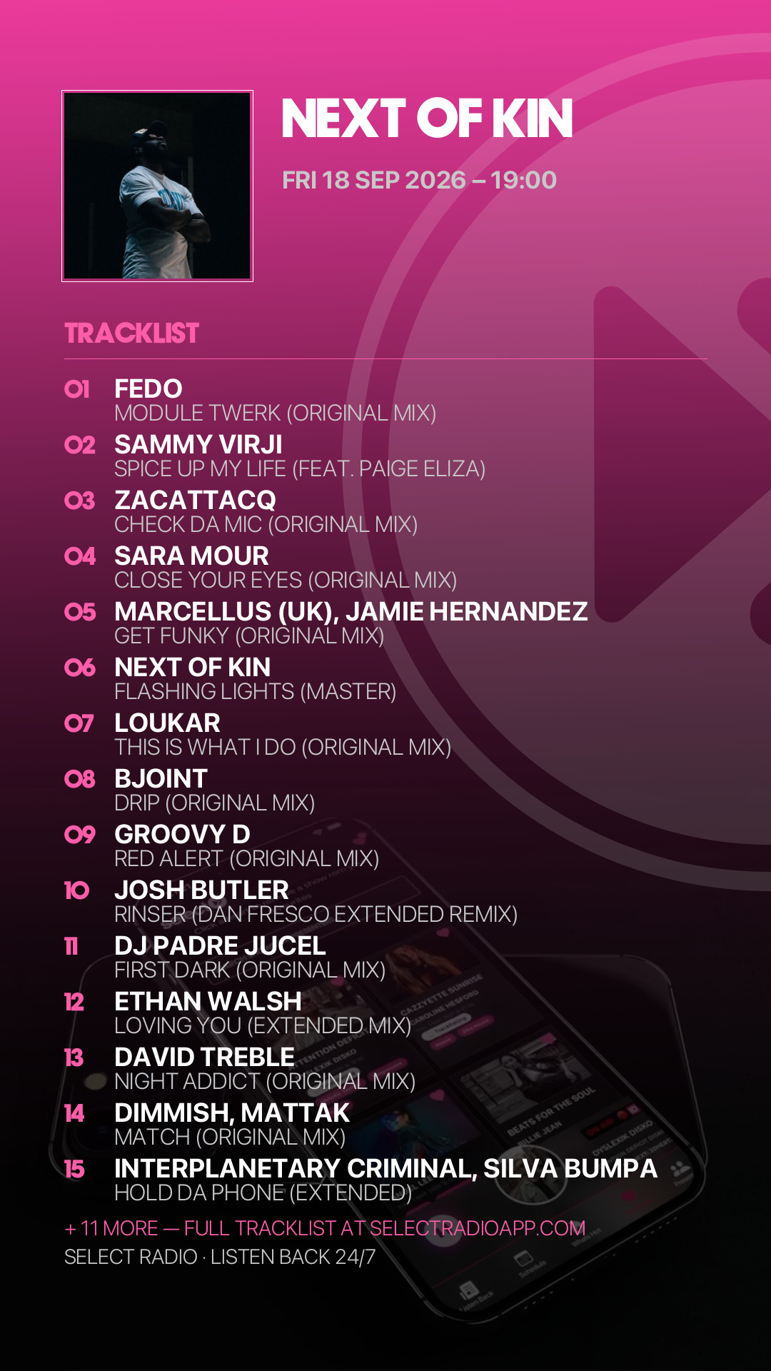 Tracklist Story Preview