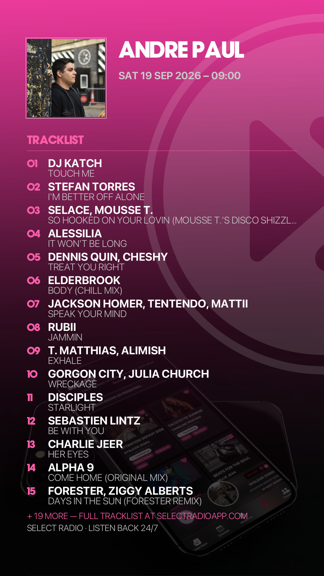 Tracklist Story Preview