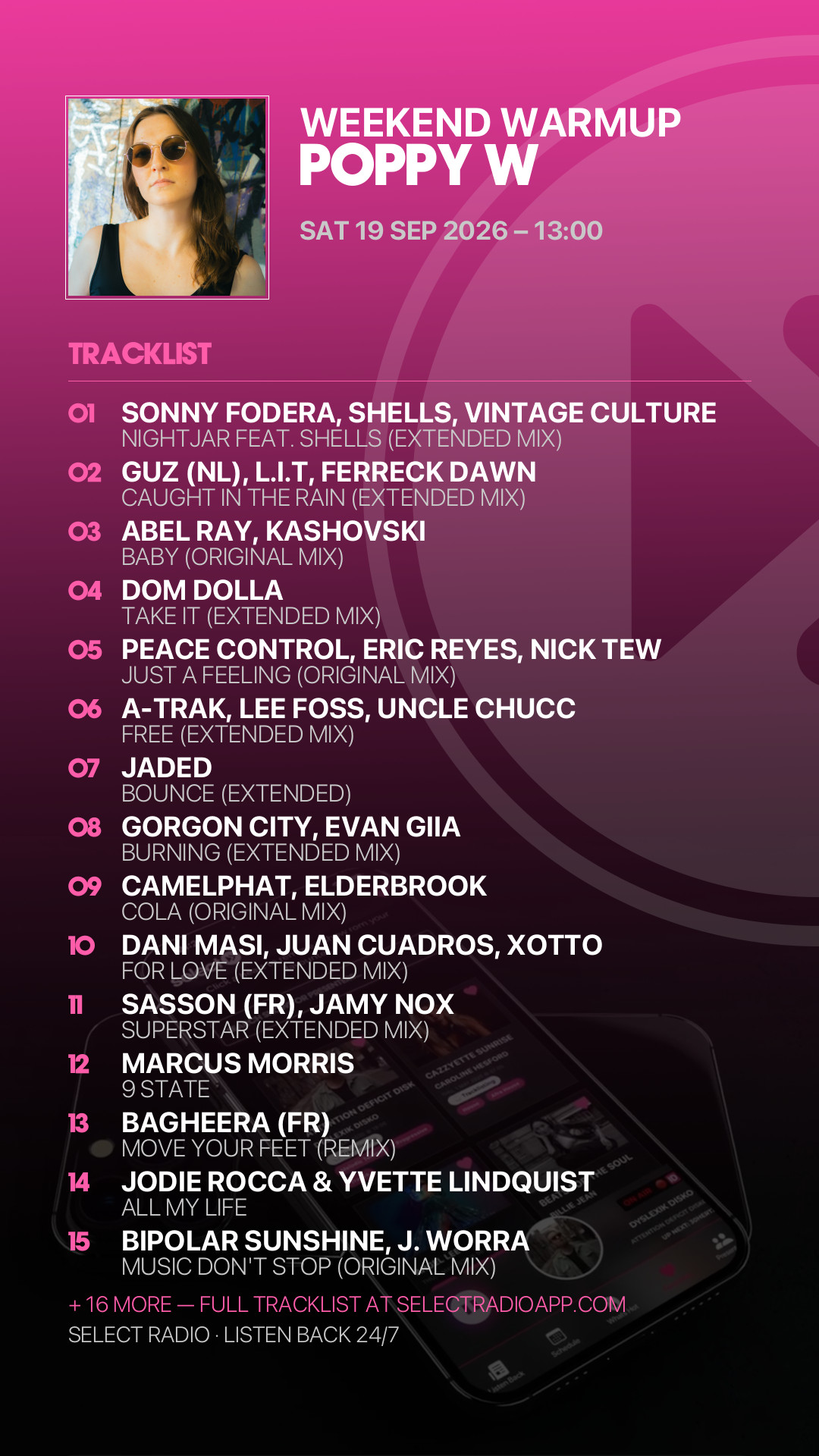 Tracklist Story Preview