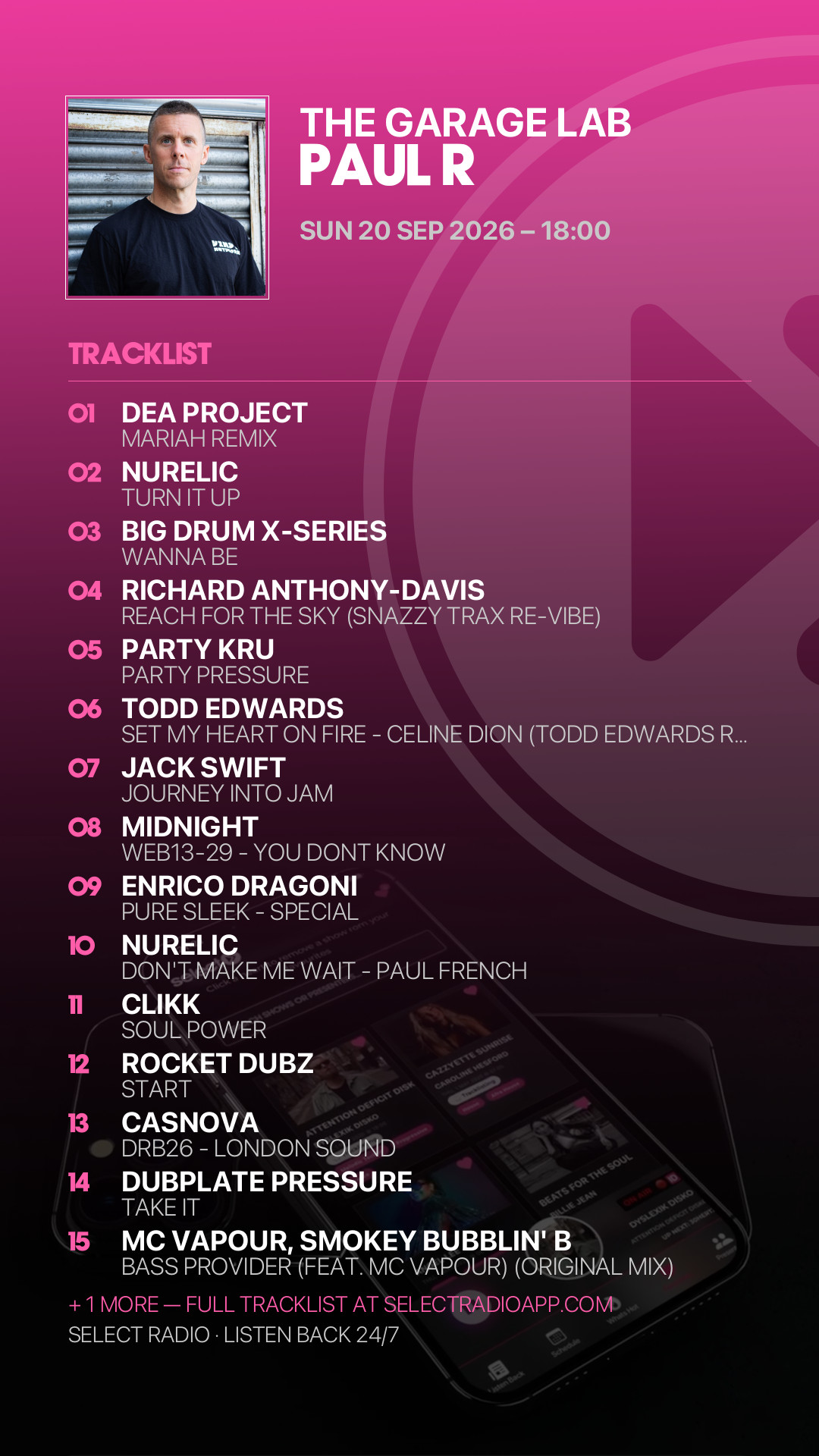Tracklist Story Preview