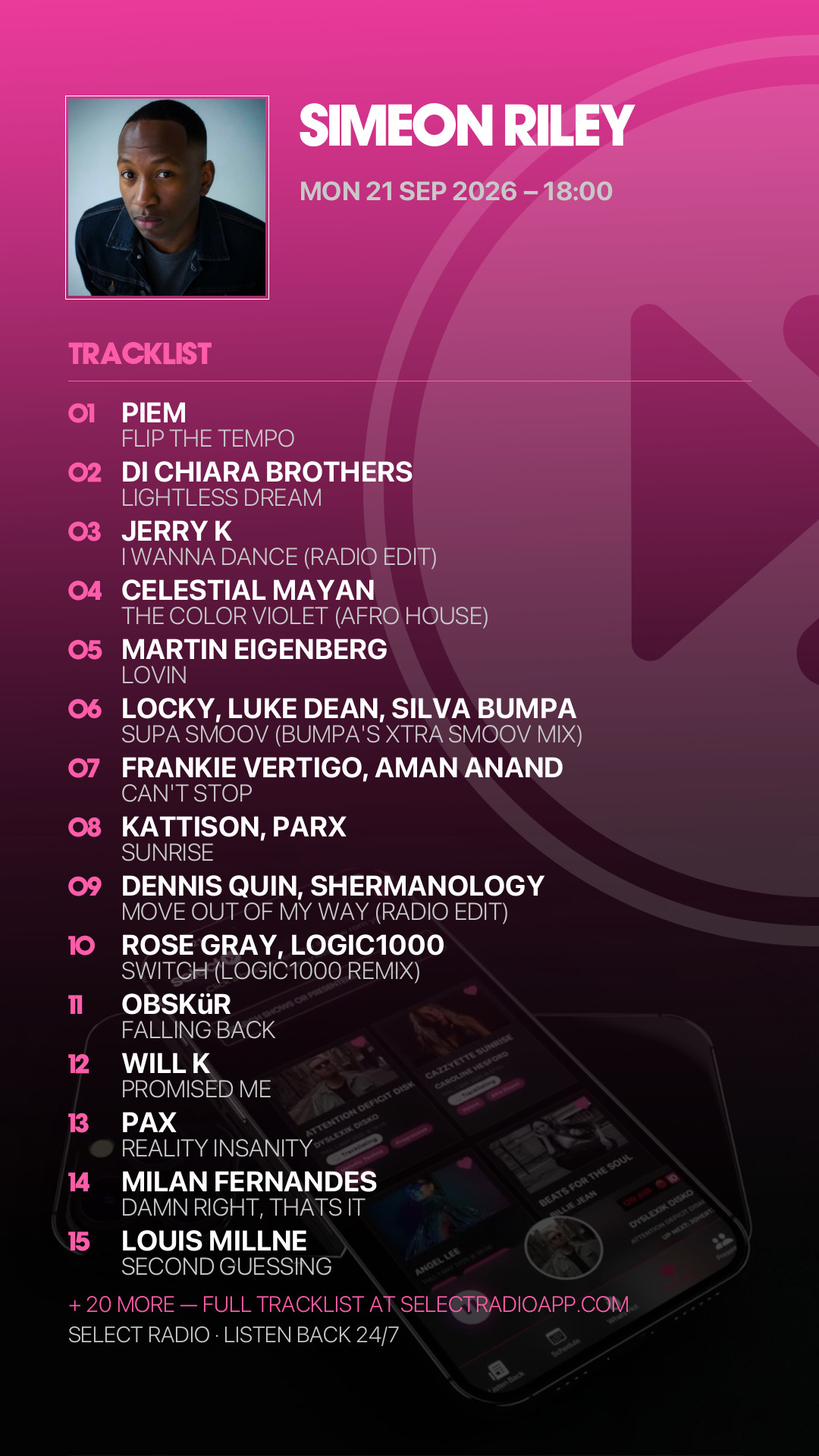 Tracklist Story Preview