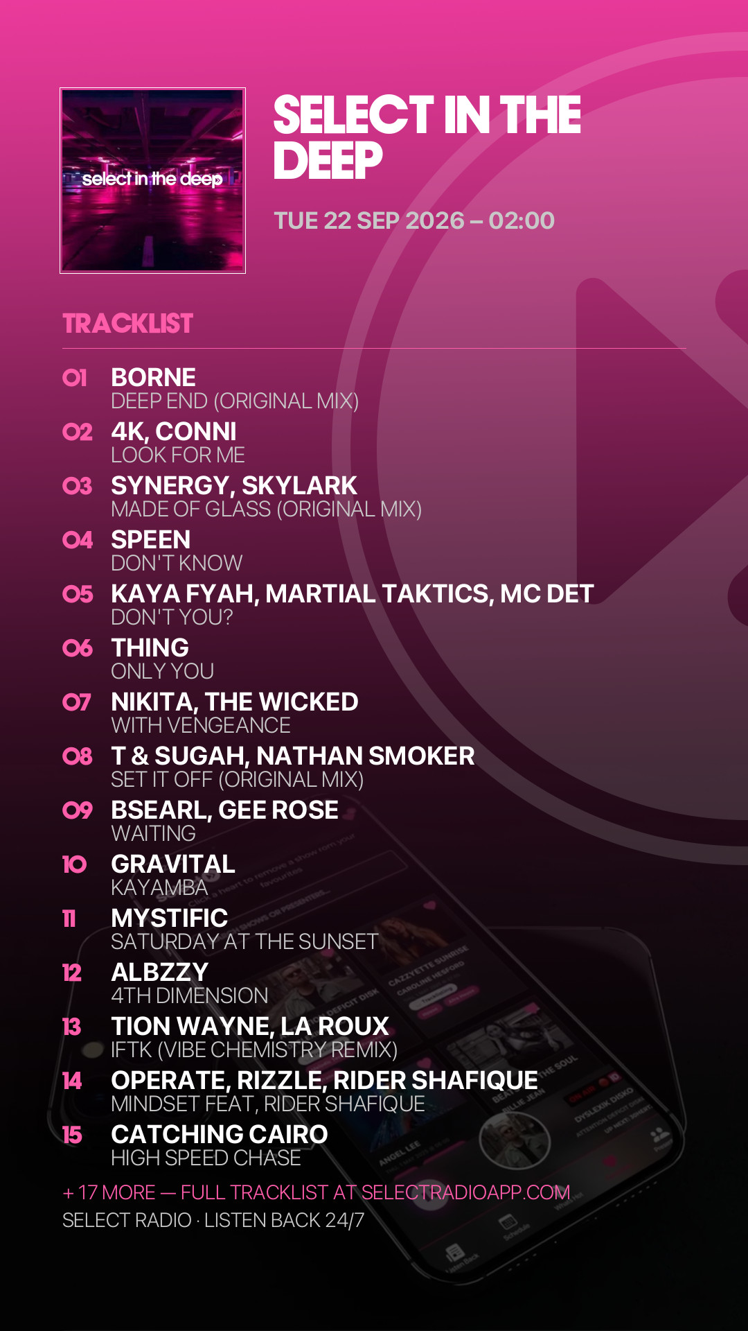 Tracklist Story Preview