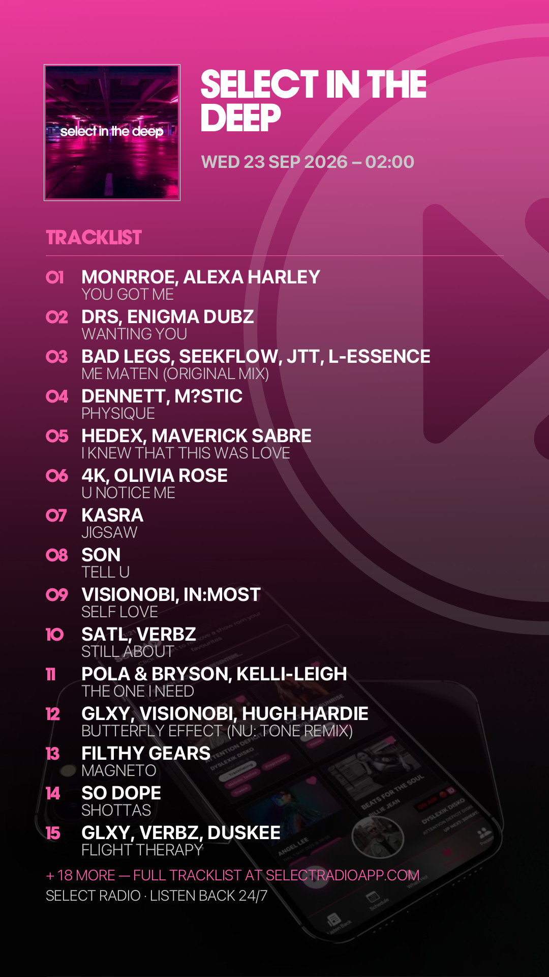 Tracklist Story Preview