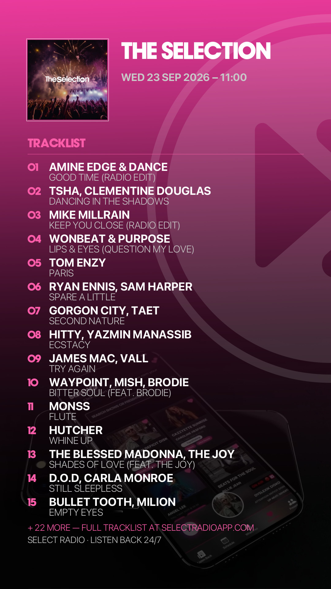 Tracklist Story Preview