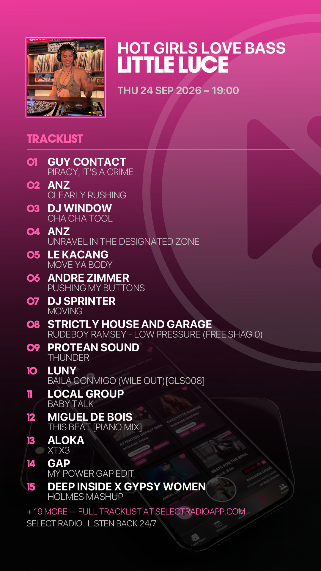 Tracklist Story Preview