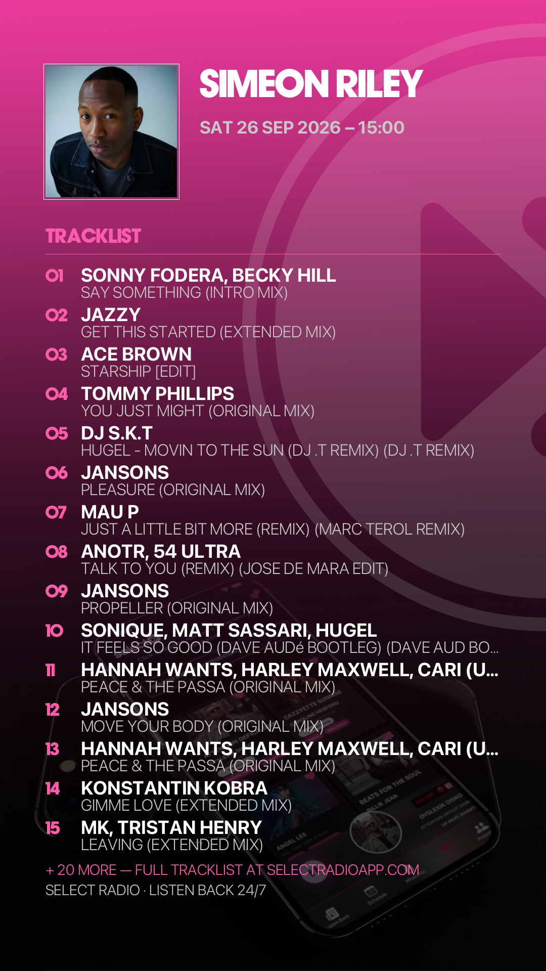 Tracklist Story Preview