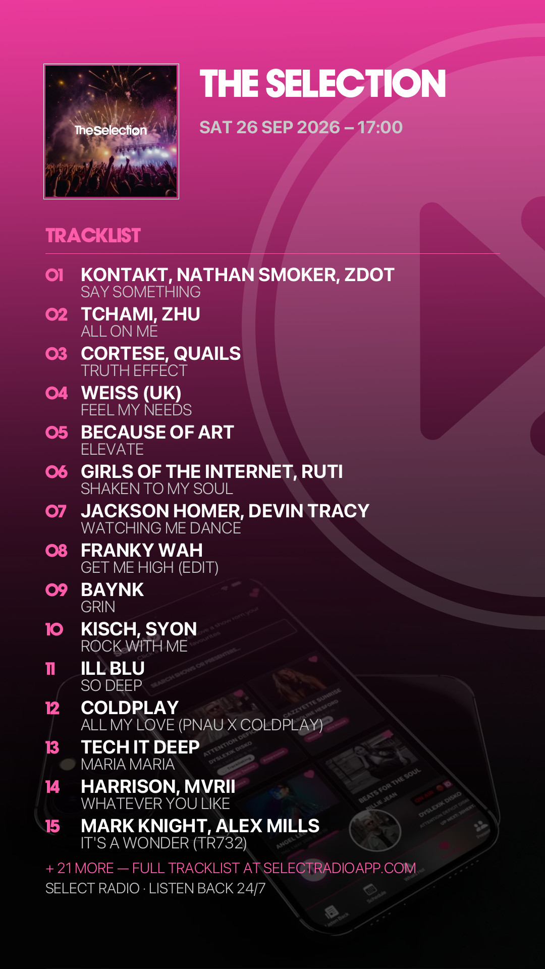 Tracklist Story Preview
