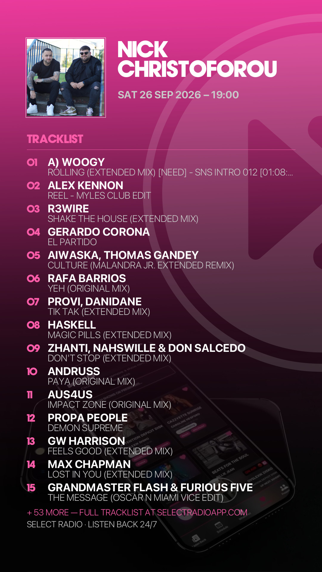 Tracklist Story Preview