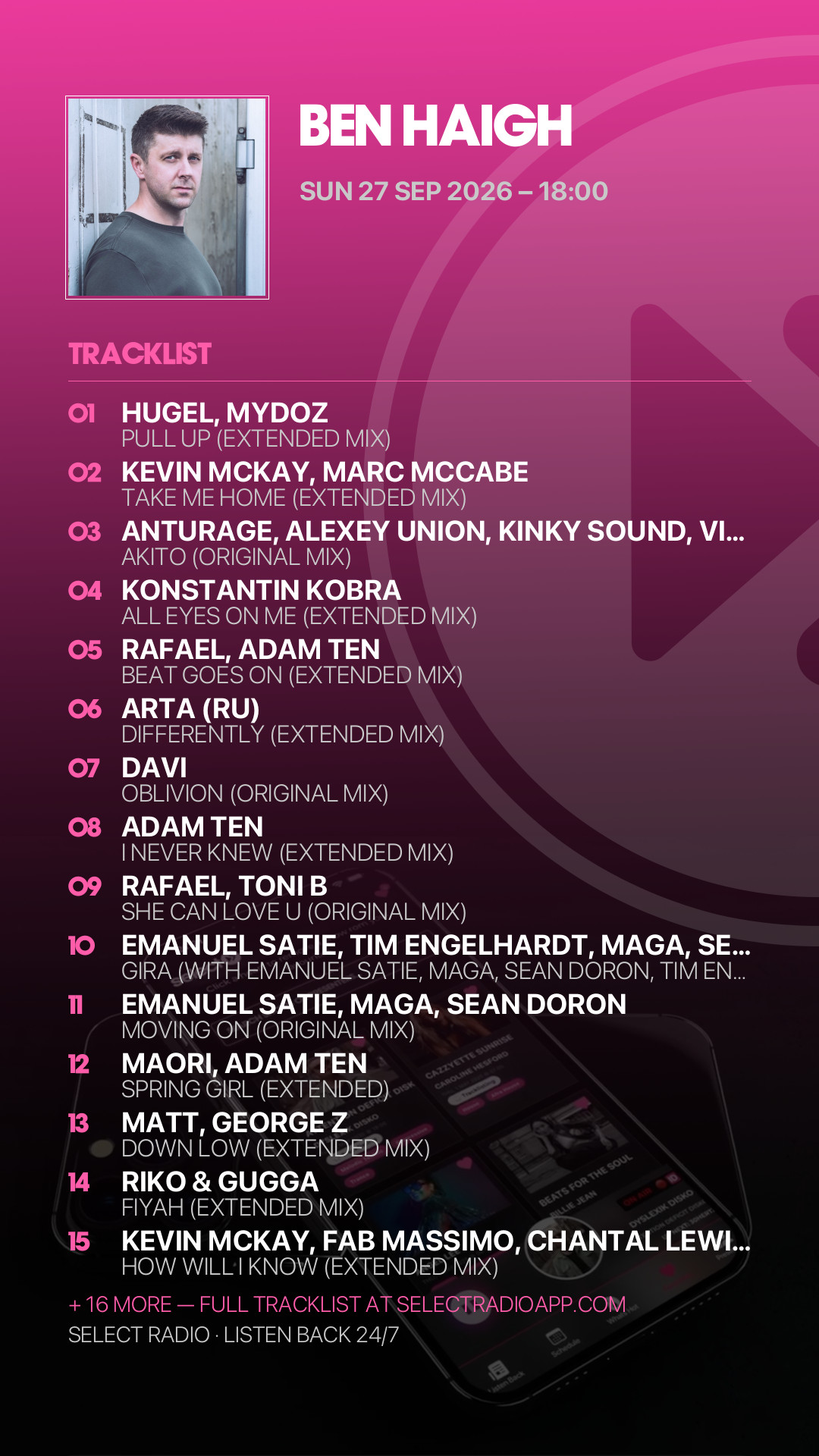 Tracklist Story Preview
