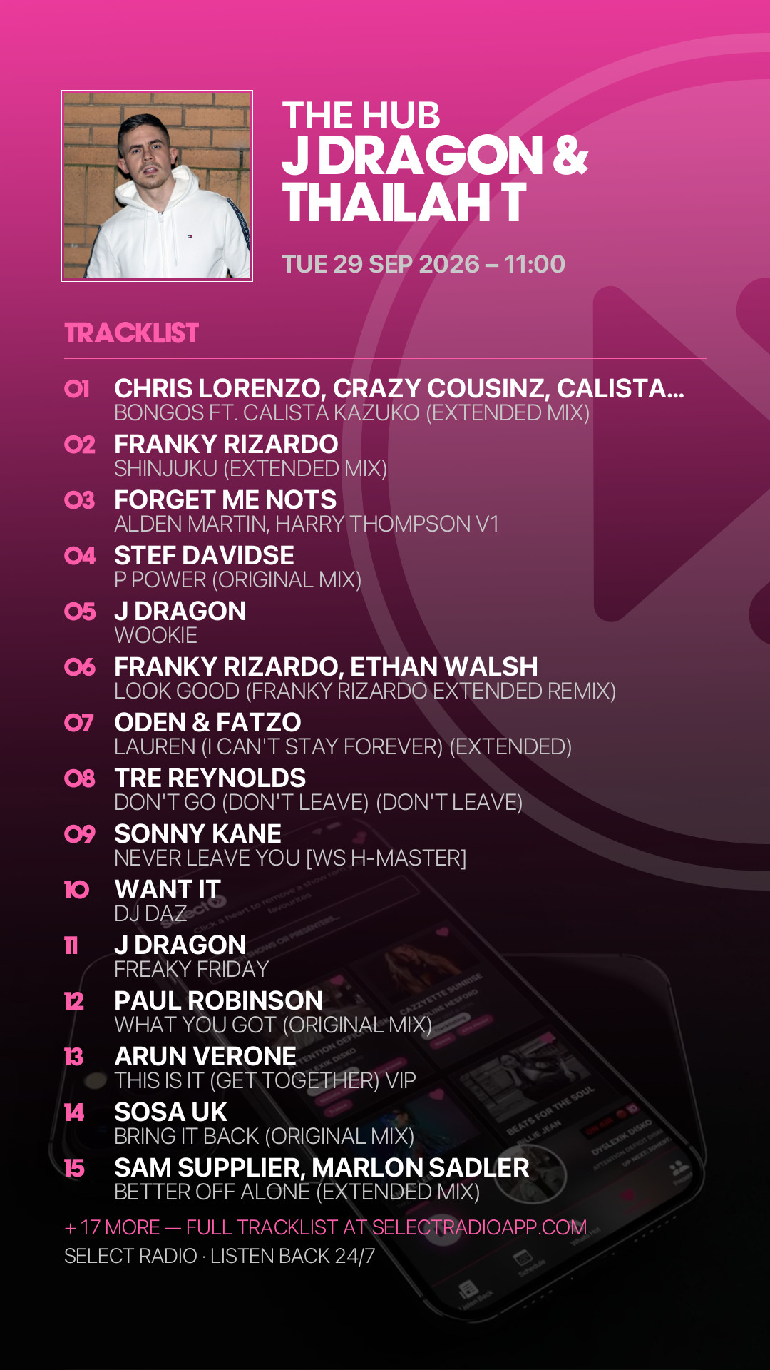 Tracklist Story Preview