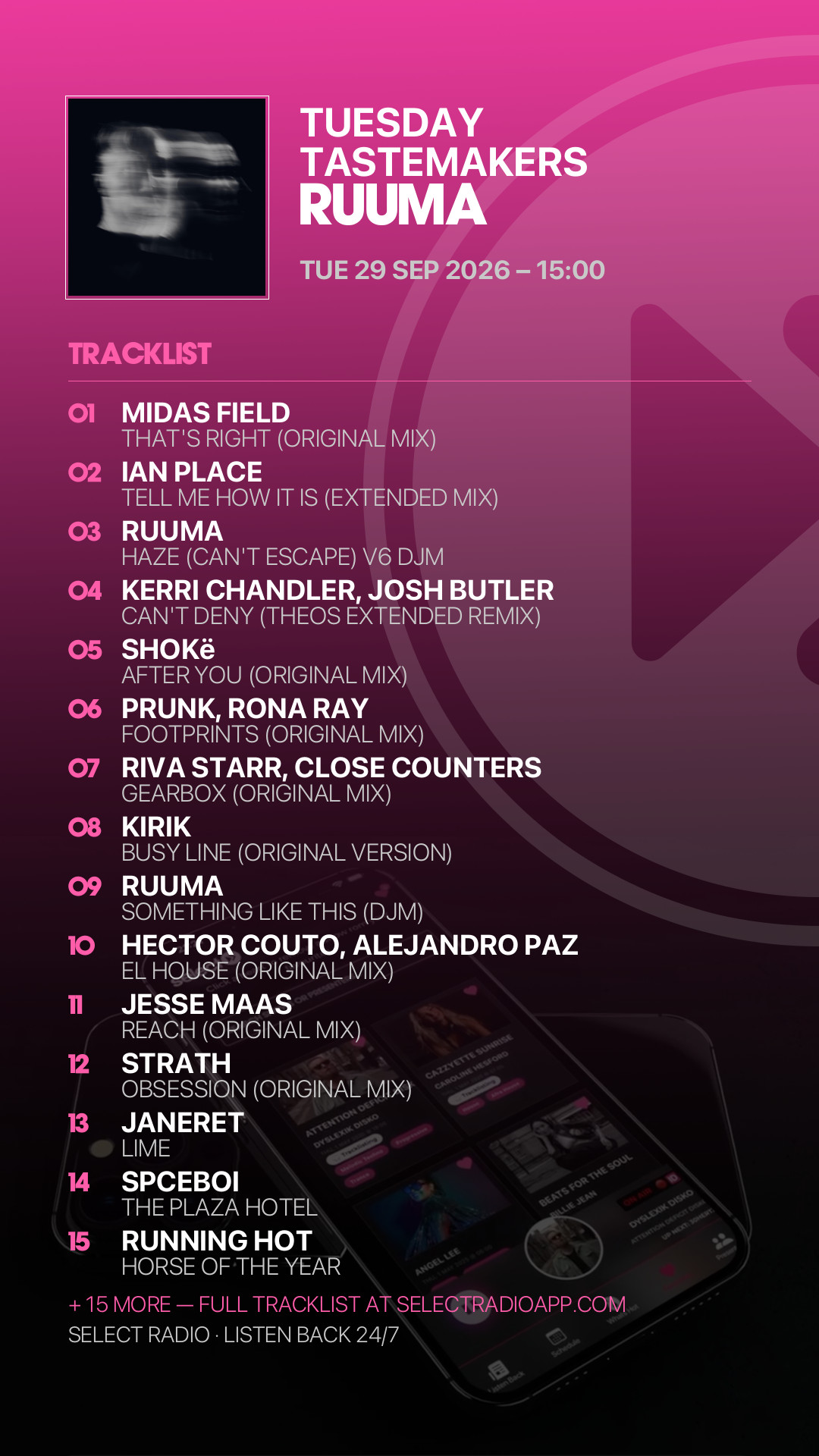 Tracklist Story Preview