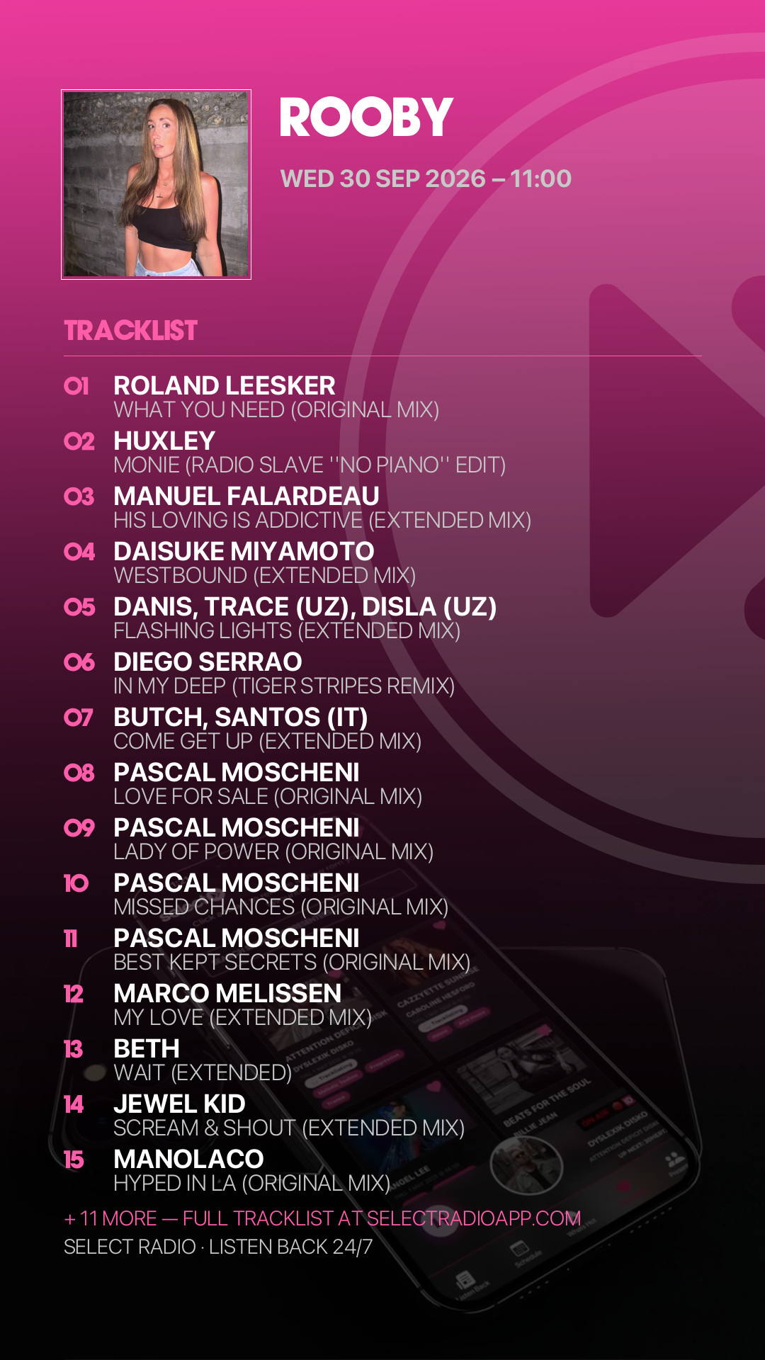Tracklist Story Preview