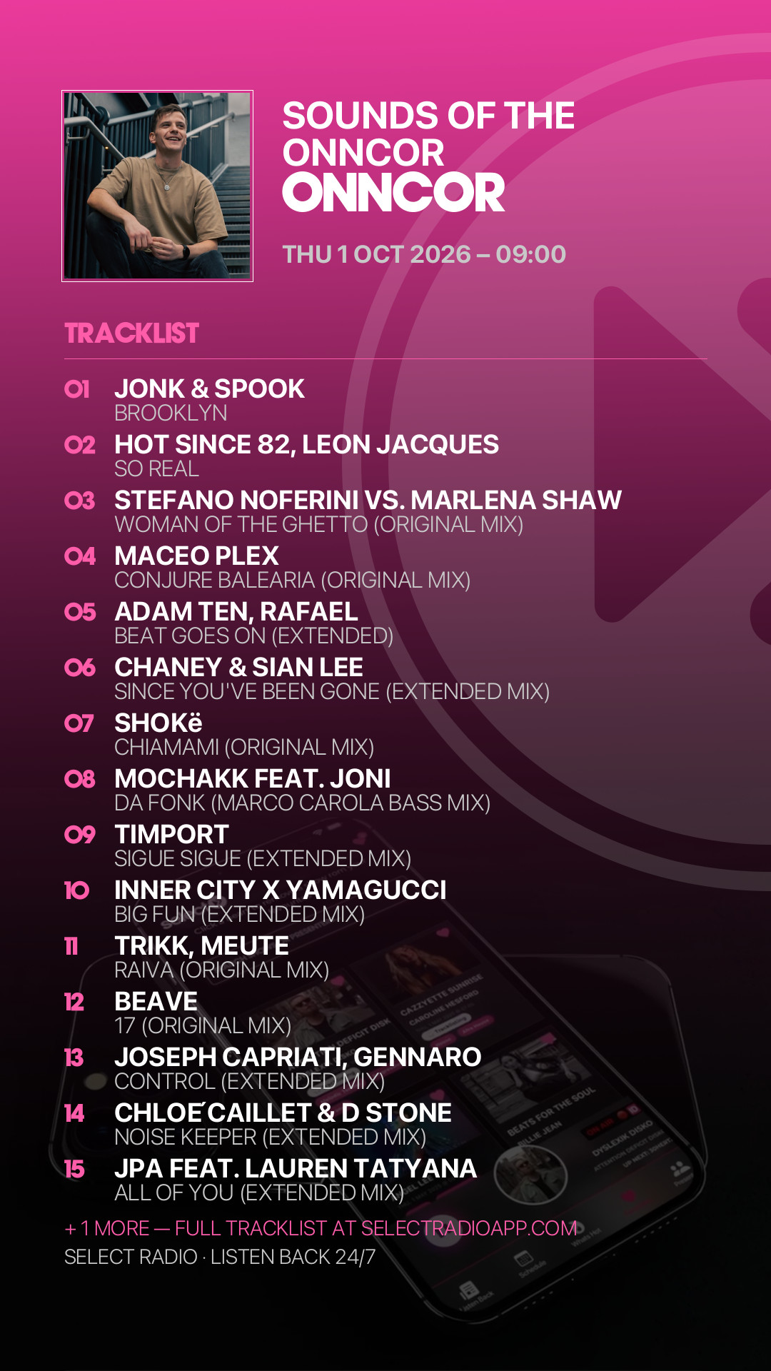 Tracklist Story Preview