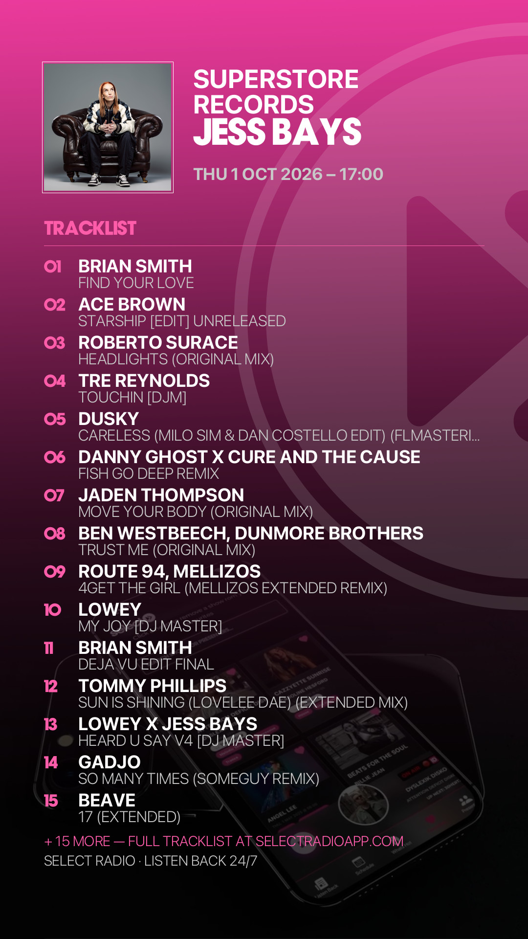 Tracklist Story Preview